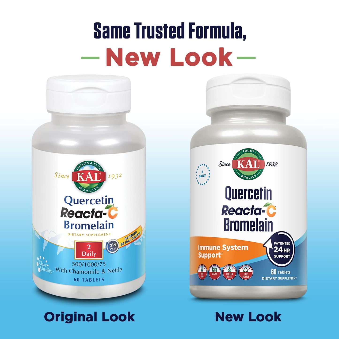 KAL Quercetin with Bromelain Tablets, 60 Tablets