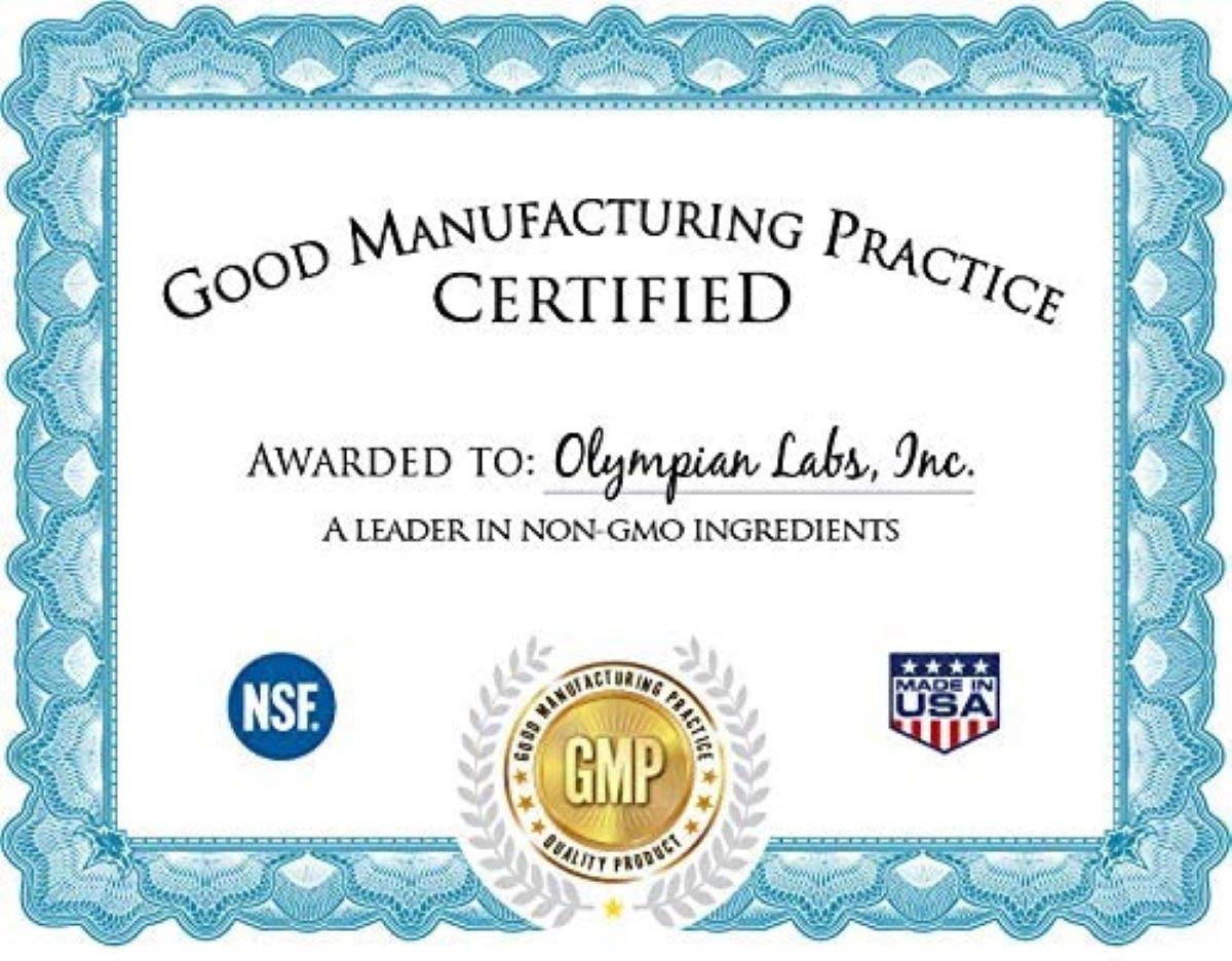 Olympian Labs Grape Seed Extract 200mg Capsules, 100 Count