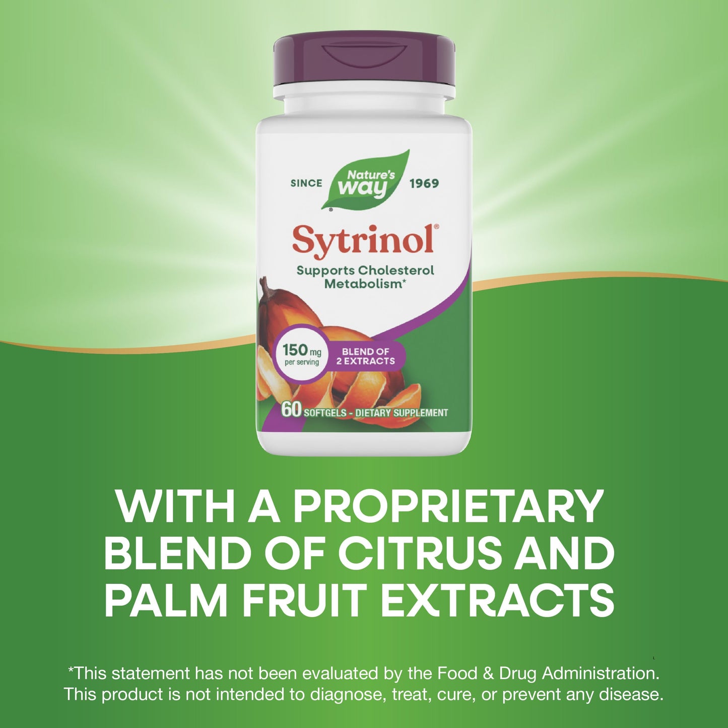 Nature's Way Sytrinol Cholesterol Control Premium Blend Softgels 60 Count