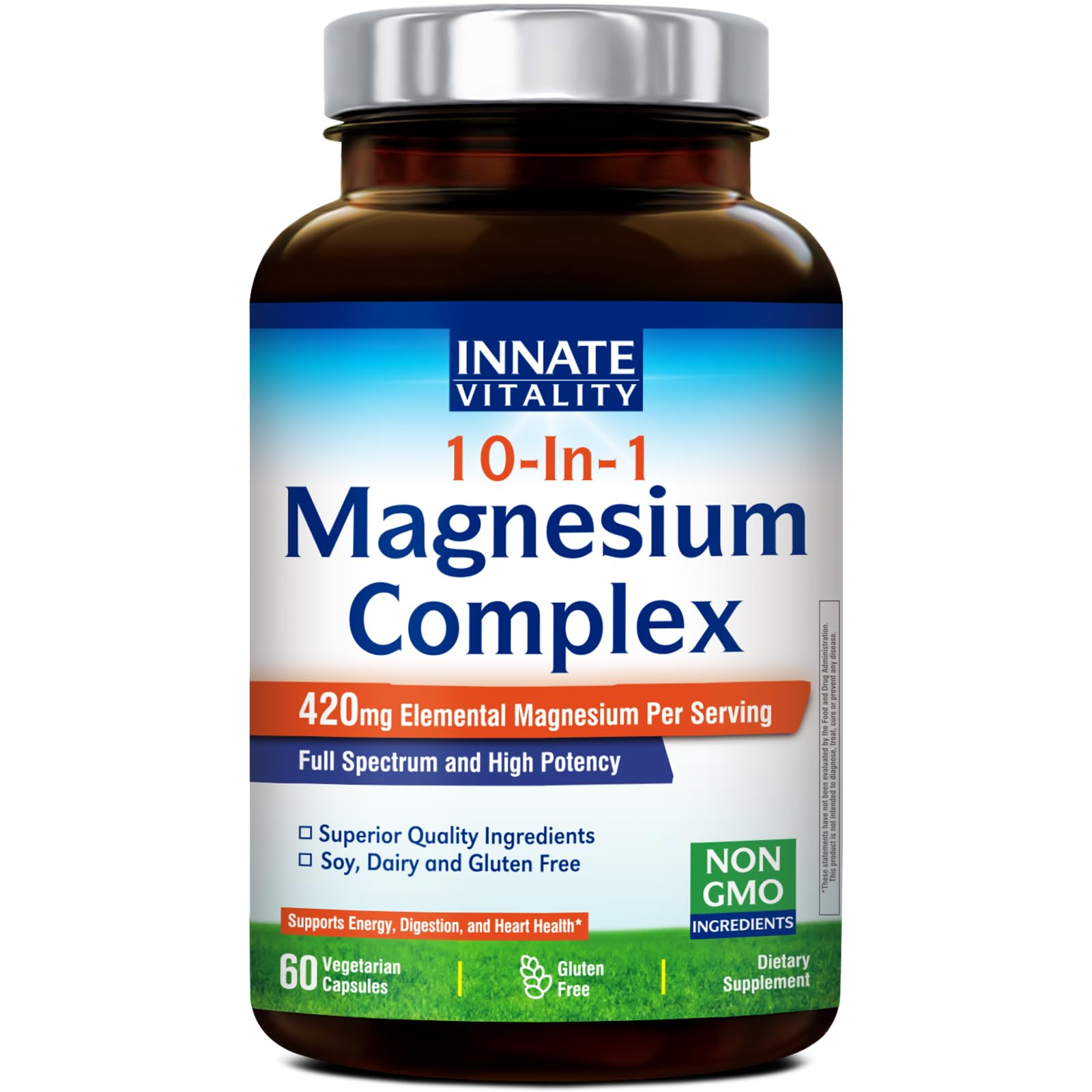 Innate Vitality 10-in-1 Magnesium Complex Capsules, 60 Count