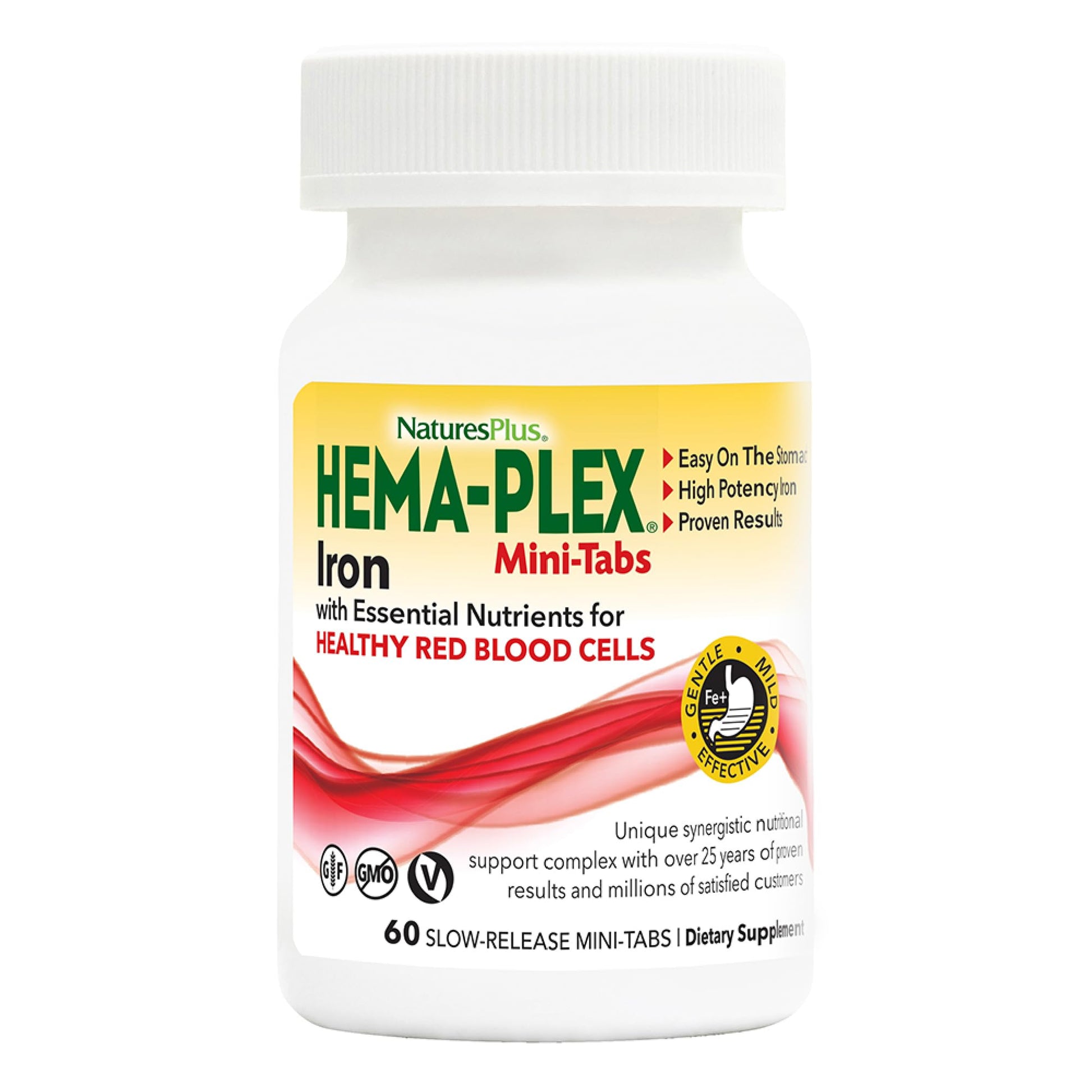 NaturesPlus Hema-Plex Iron Tablets 120