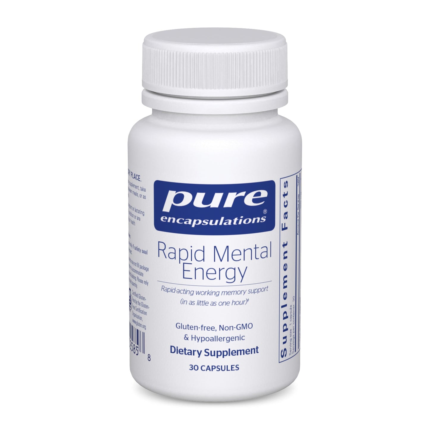 Pure Encapsulations Rapid Mental Energy 30 Capsules
