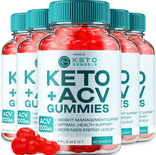Indelo Keto Genesis ACV Gummies, 300 Gummies