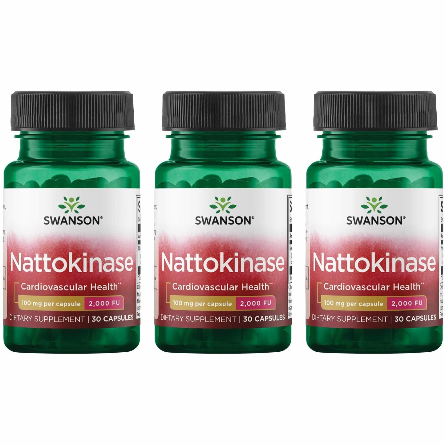Swanson Nattokinase 2000 Fibrinolytic Units 100 mg Capsules, 90 Count