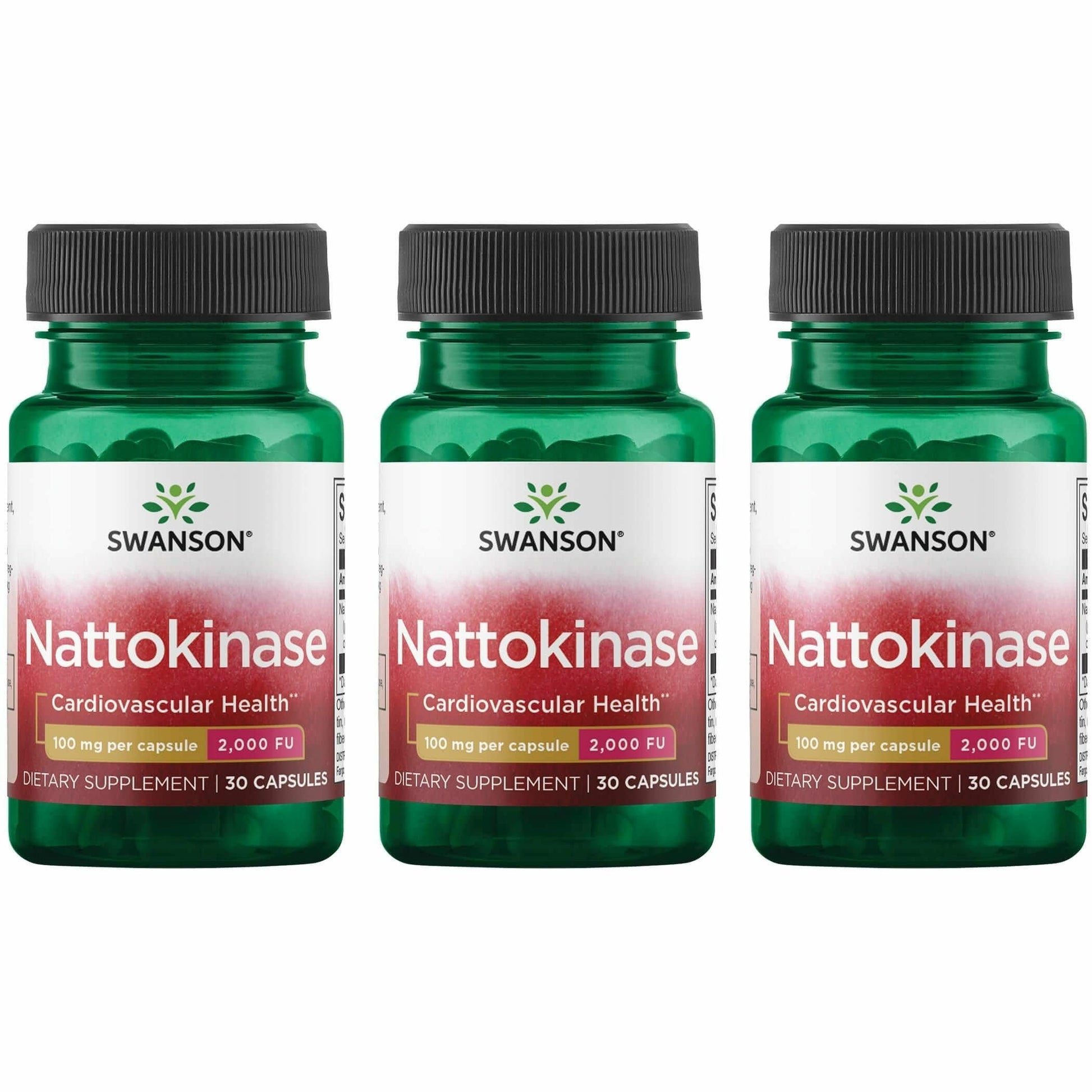 Swanson Nattokinase 2000 Fibrinolytic Units 100 mg Capsules, 90 Count