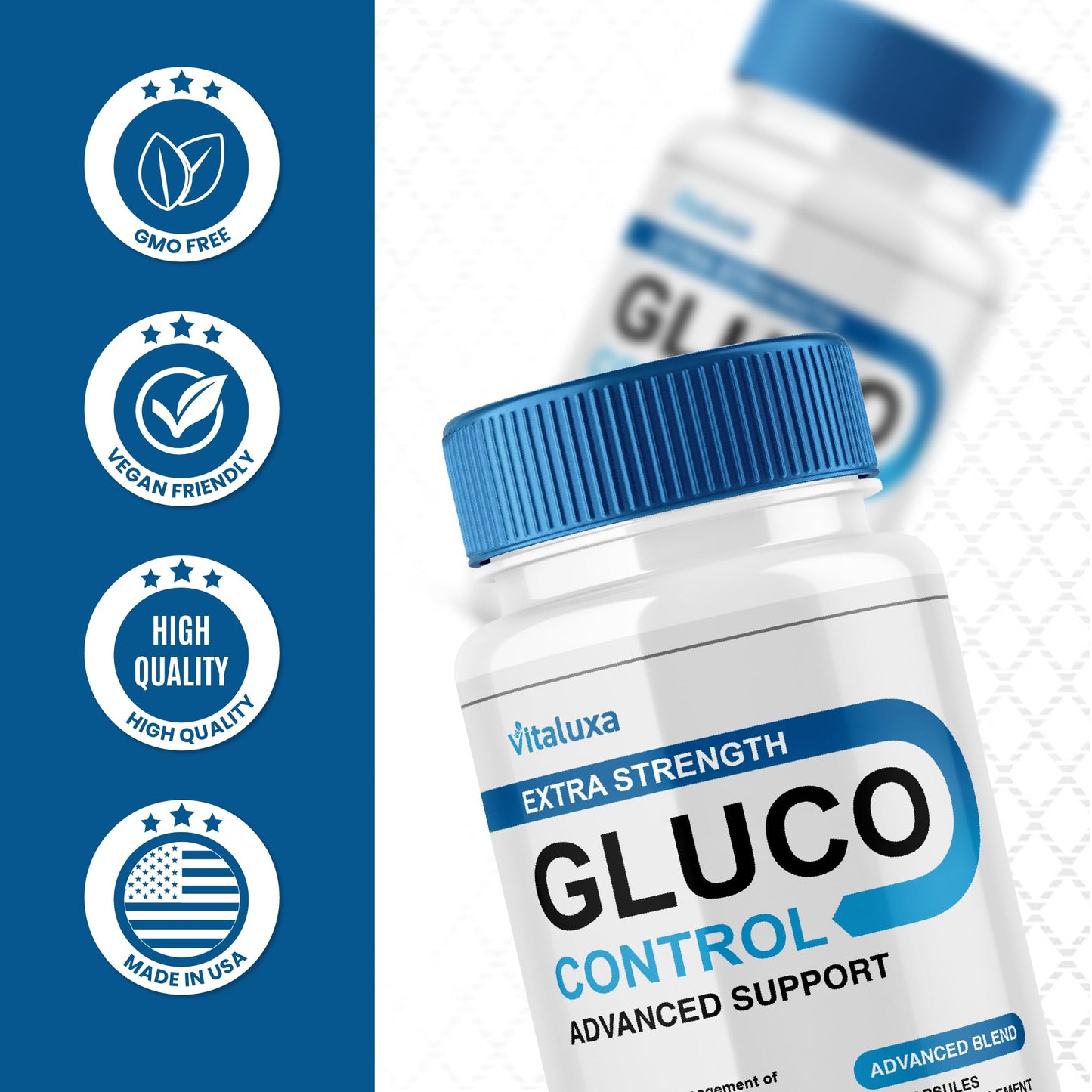 Vitaluxa Gluco Control Capsules 120 Count