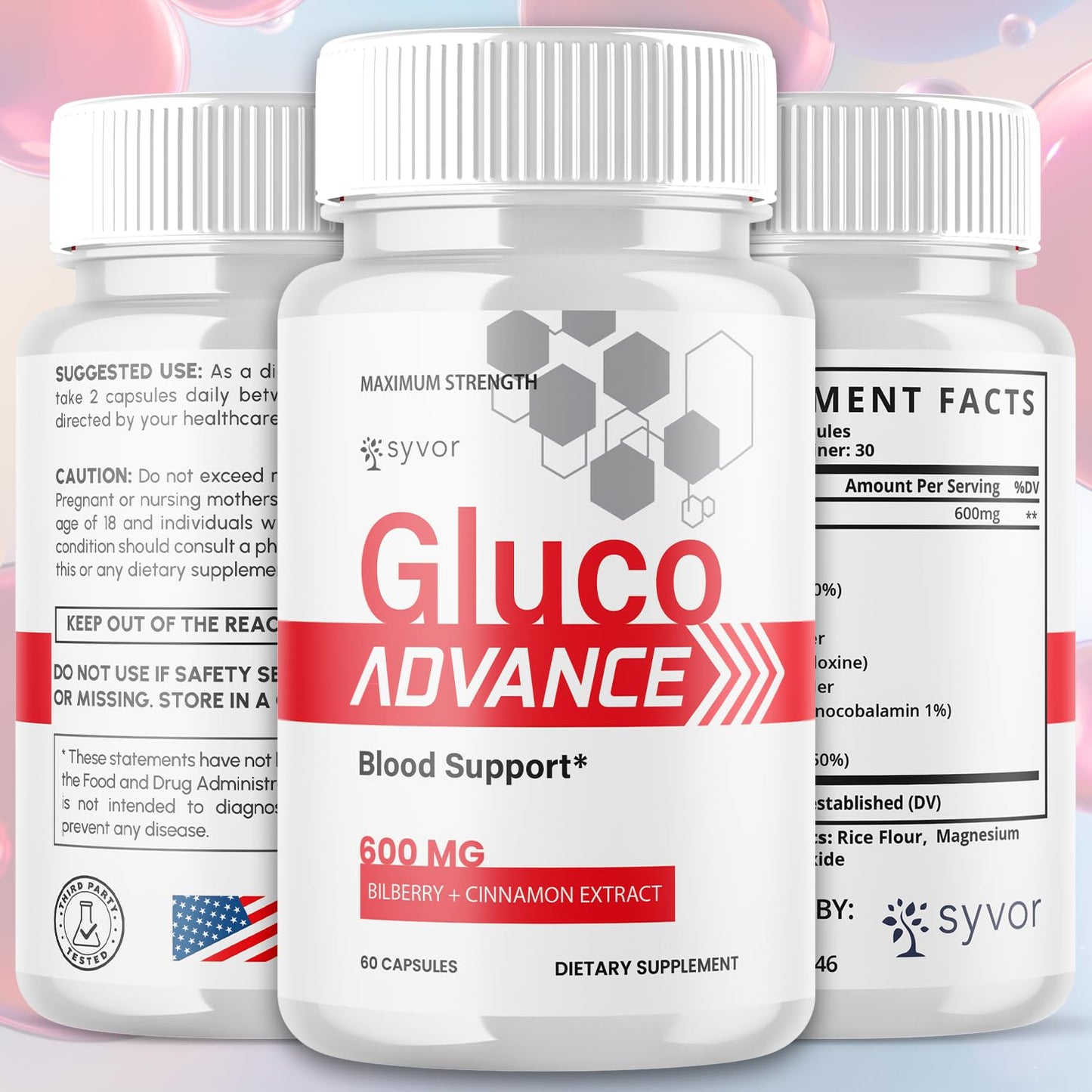 Syvor Gluco Advance Capsules 300 Capsules