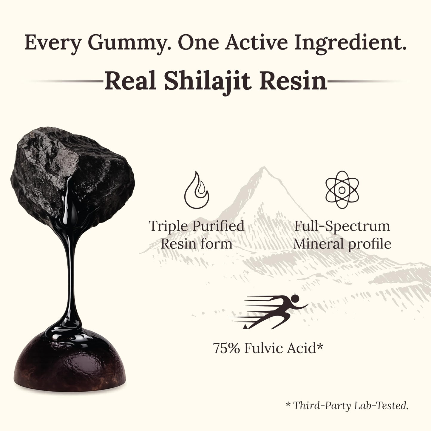 Miresi Shilajit Gummies, 60 Count