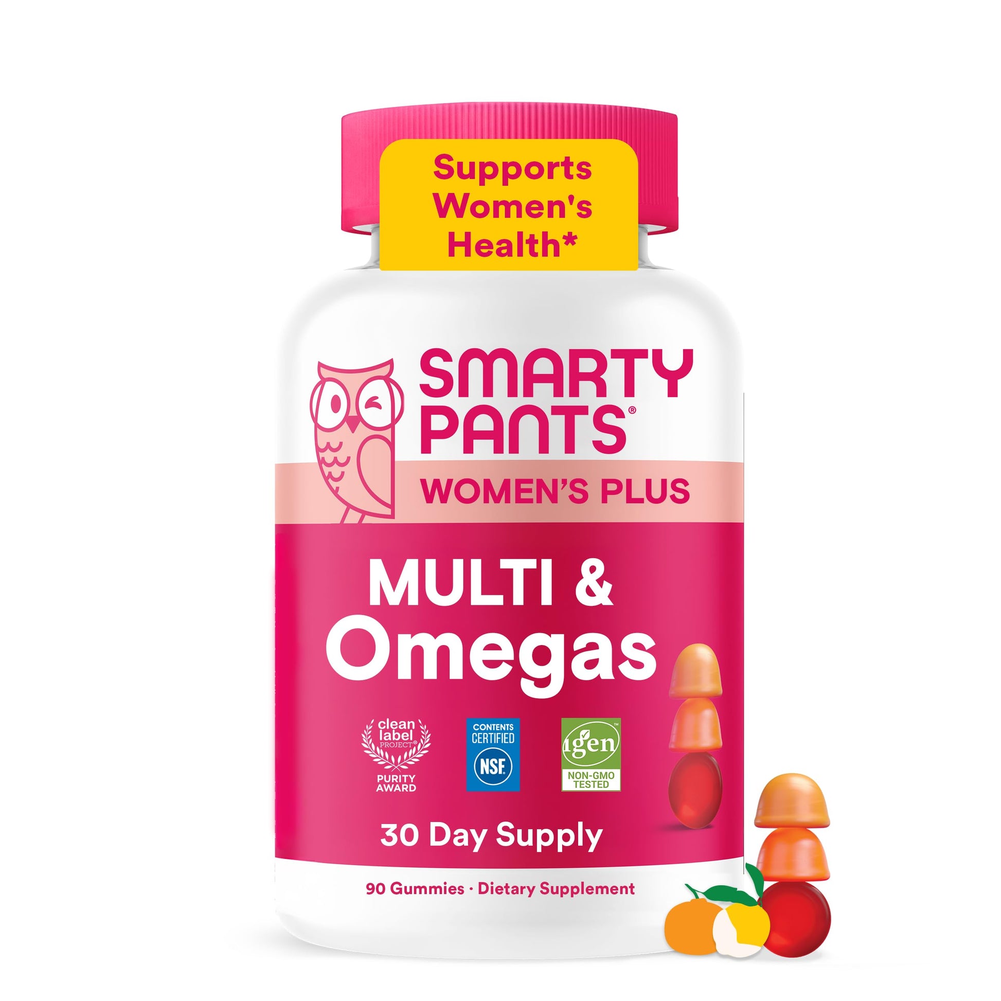 SmartyPants Women's Multivitamin Gummy, 90 Count