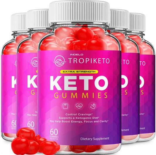 Indelo TropiKeto Keto ACV Gummies, 300 Gummies