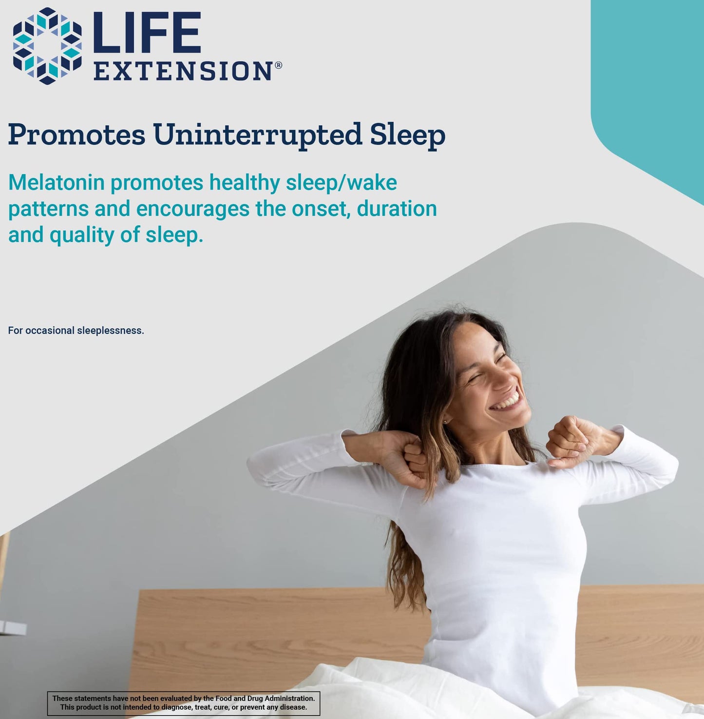 Life Extension Melatonin IR/XR Immediate & Extended-Release Capsules 240