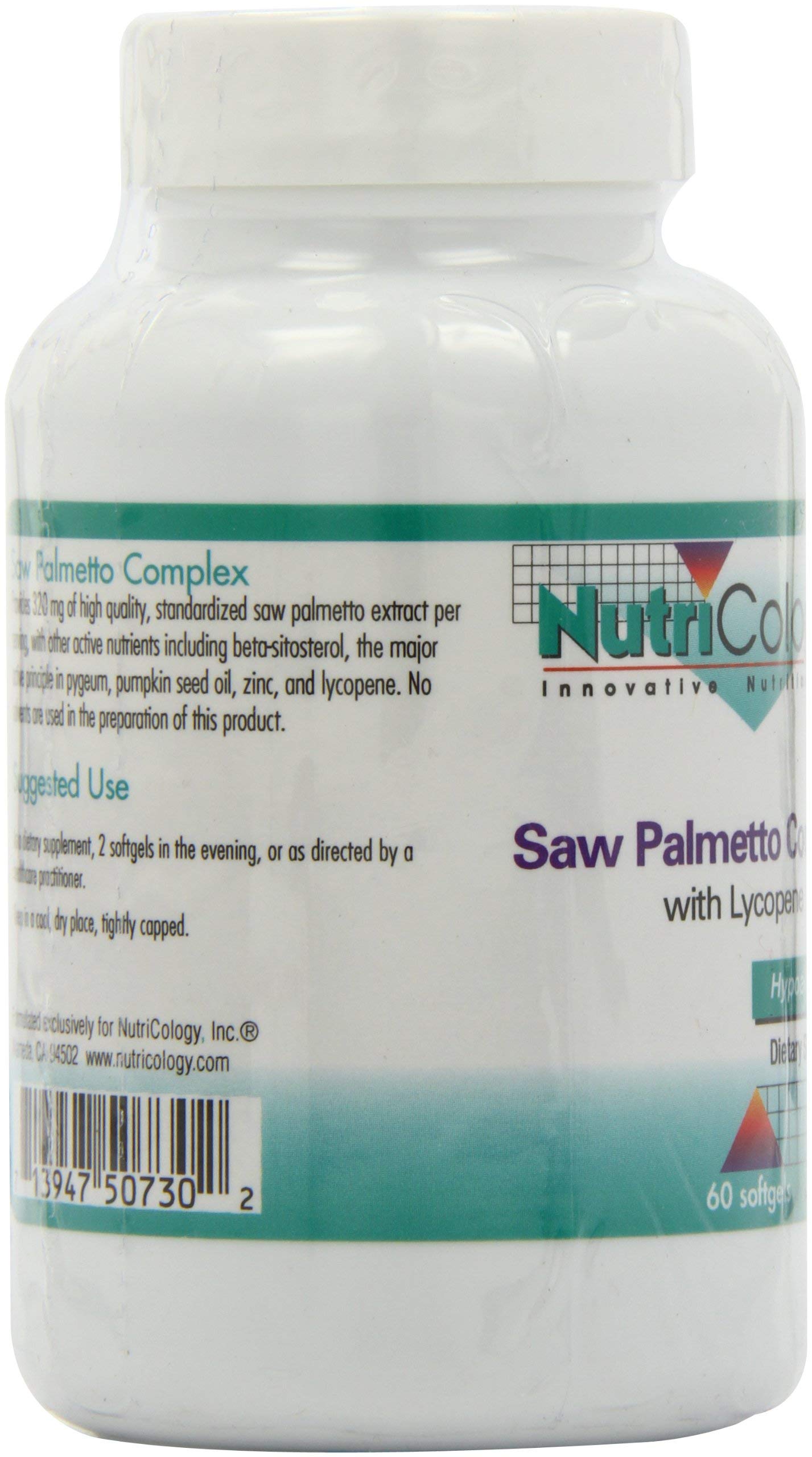 Allergy Research Group Saw Palmetto Complex with Lycopene Softgels 60