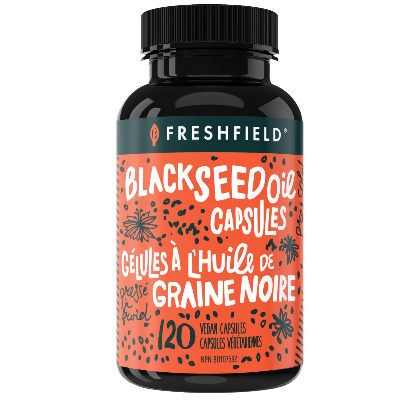 Freshfield Black Seed Oil Capsules 120 Count