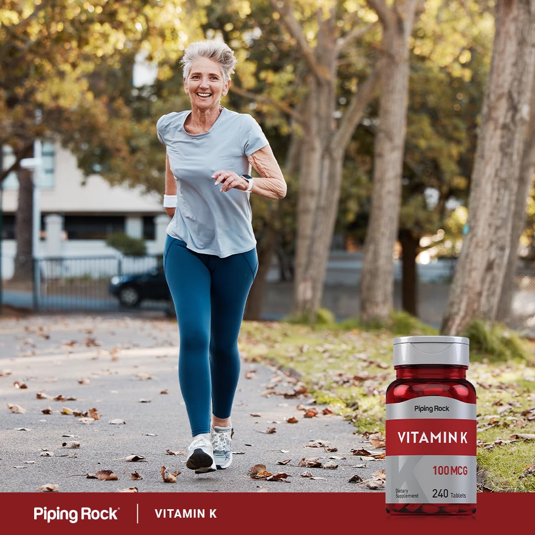 Piping Rock Vitamin K 100 mcg Tablet, 240 Tablets