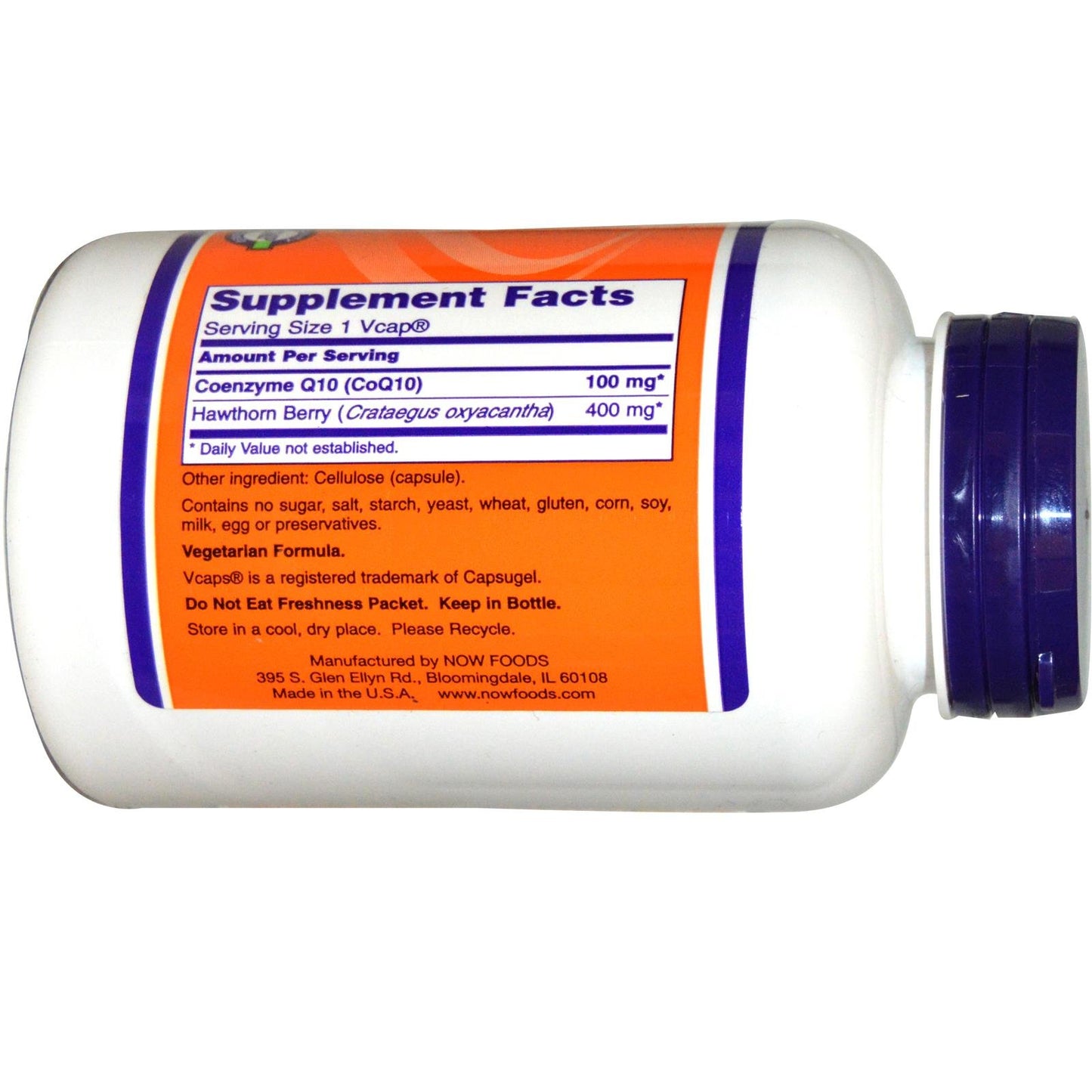 NOW Foods CoQ10 100mg Capsules, 180 Capsules