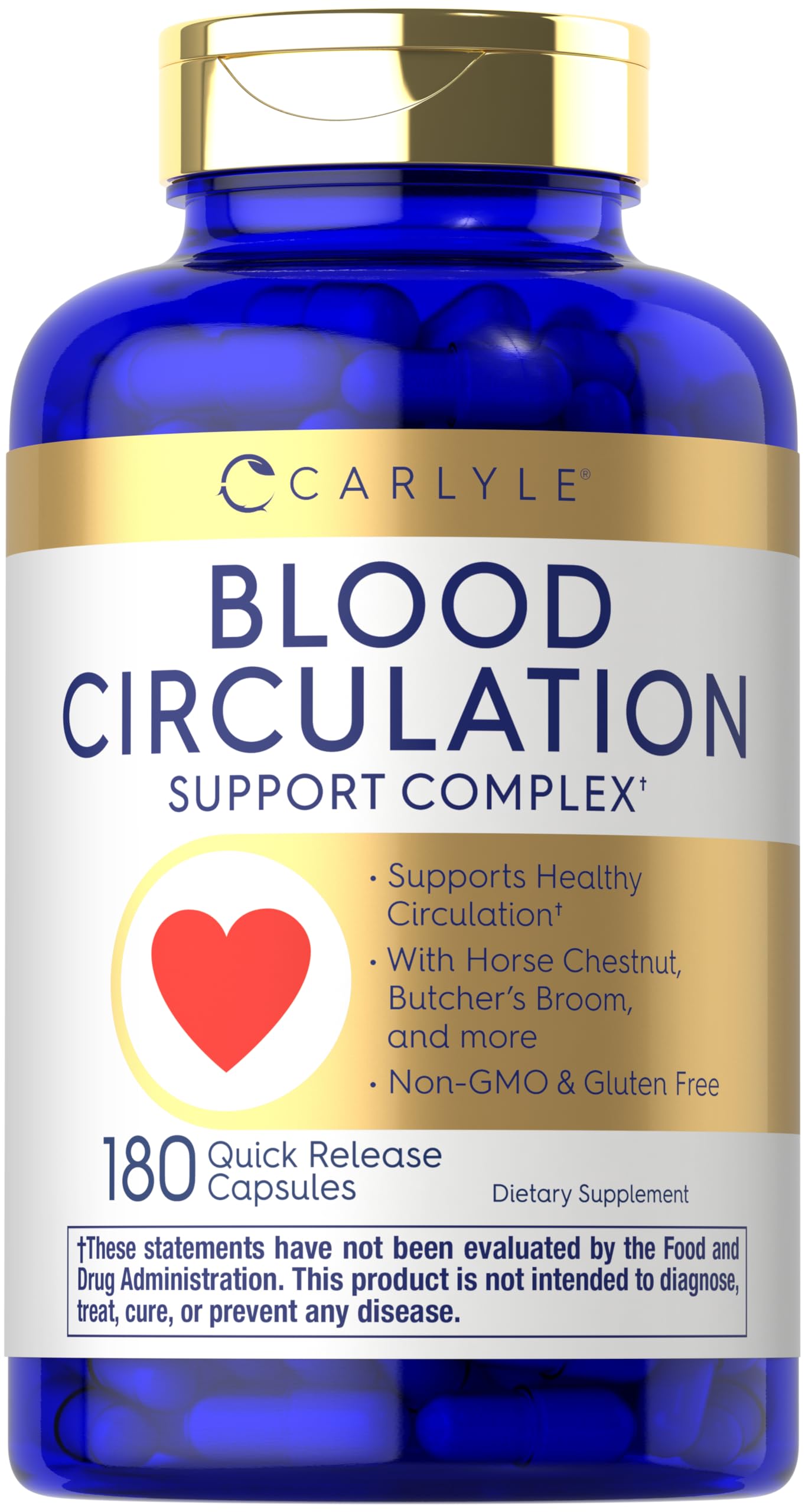 Carlyle Blood Circulation Supplement Capsule, 180 Count