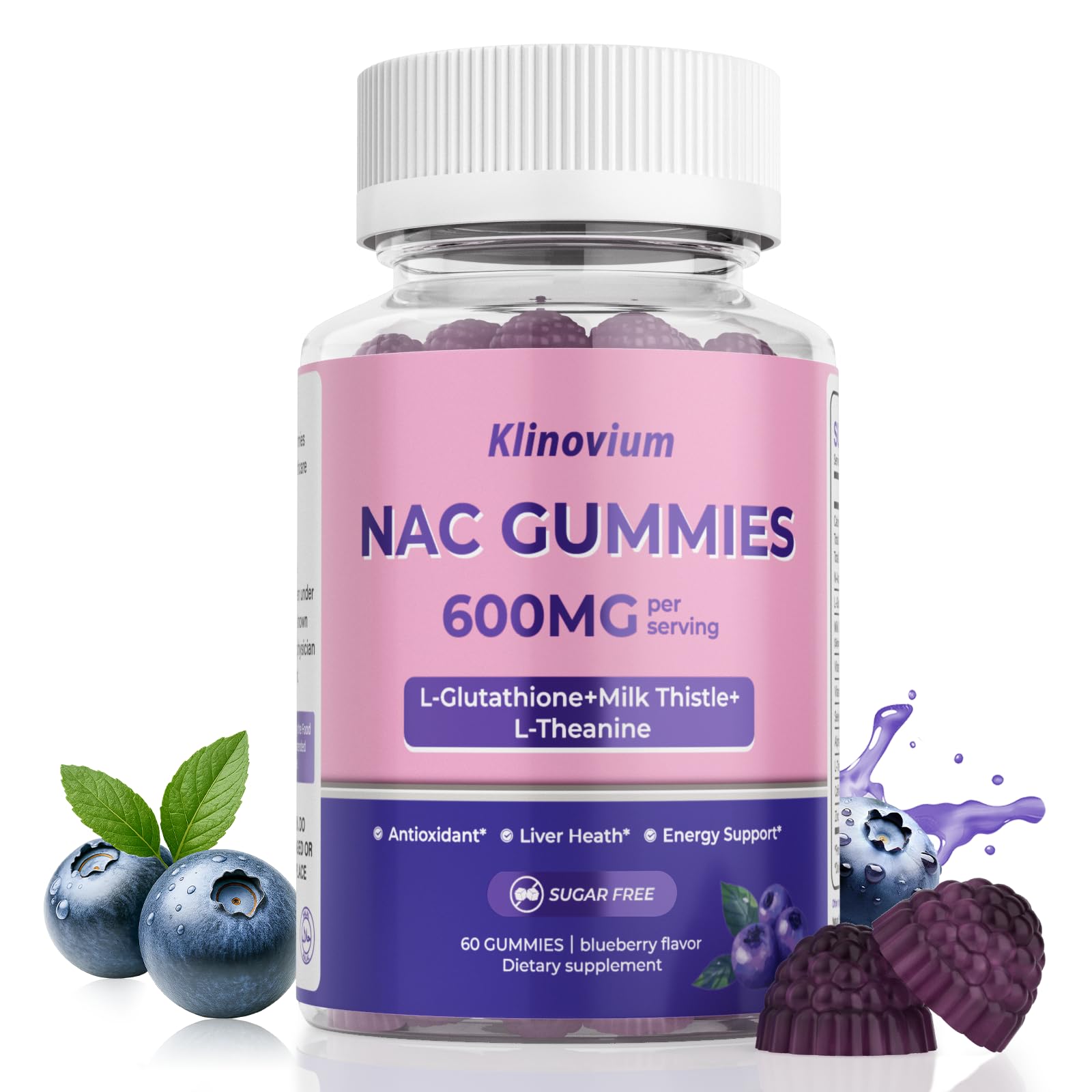 Klinovium 10-in-1 NAC Gummies 60 Gummies