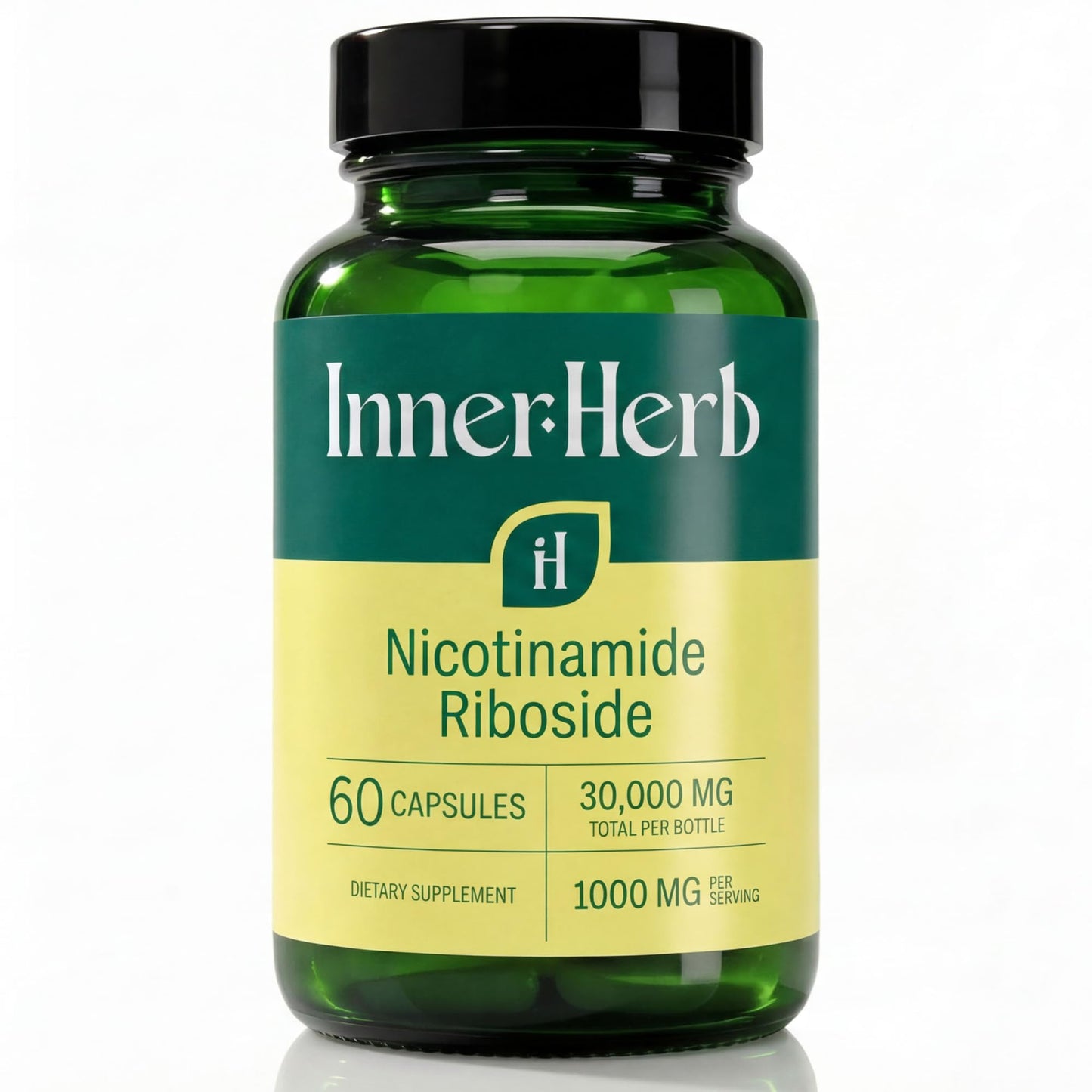 InnerHerb Nicotinamide Riboside NR 1000 mg Daily Capsule, 1 Count