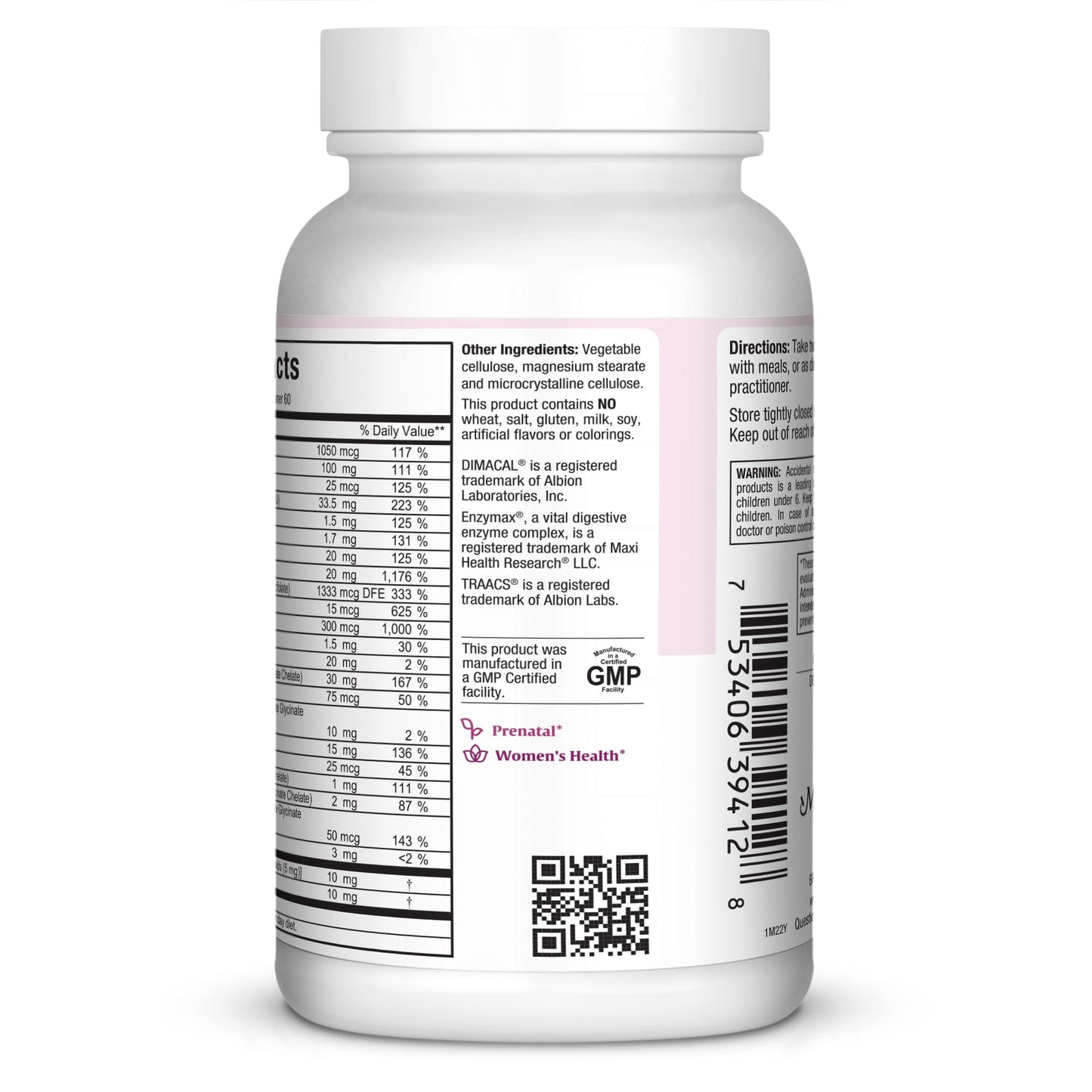 Maxi Health Small Prenatal with Methylfolate Capsules 120 Capsules