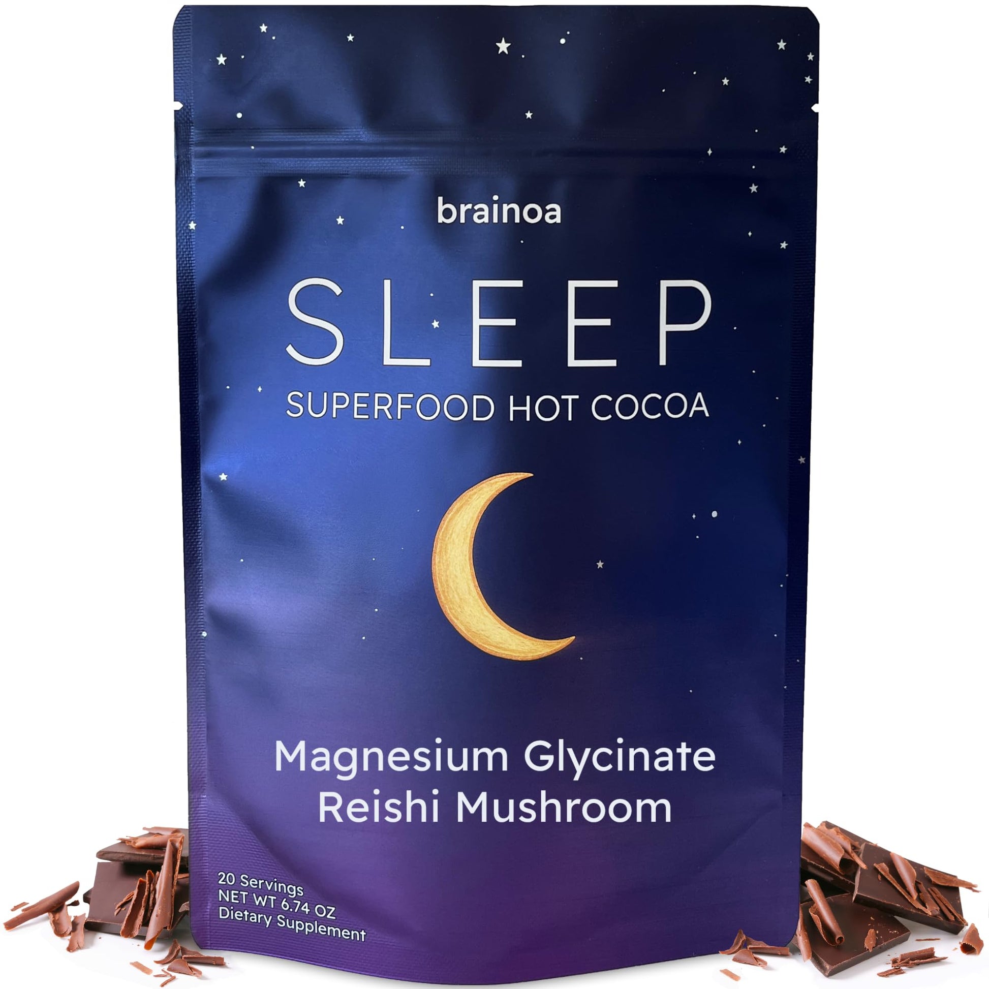 Brainoa Sleep Cocoa Powder 6.74 oz
