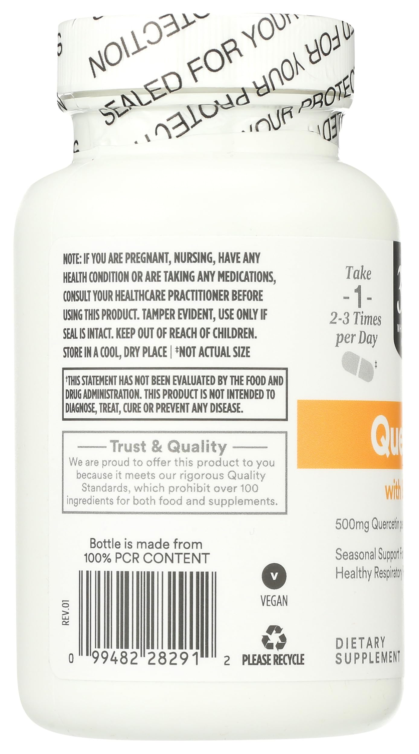 365 by Whole Foods Market Quercetin with Bromelain Capsule, 50 Count