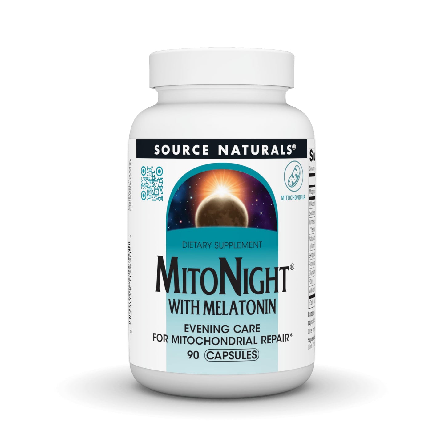 Source Naturals MitoNight with Melatonin Capsules 90
