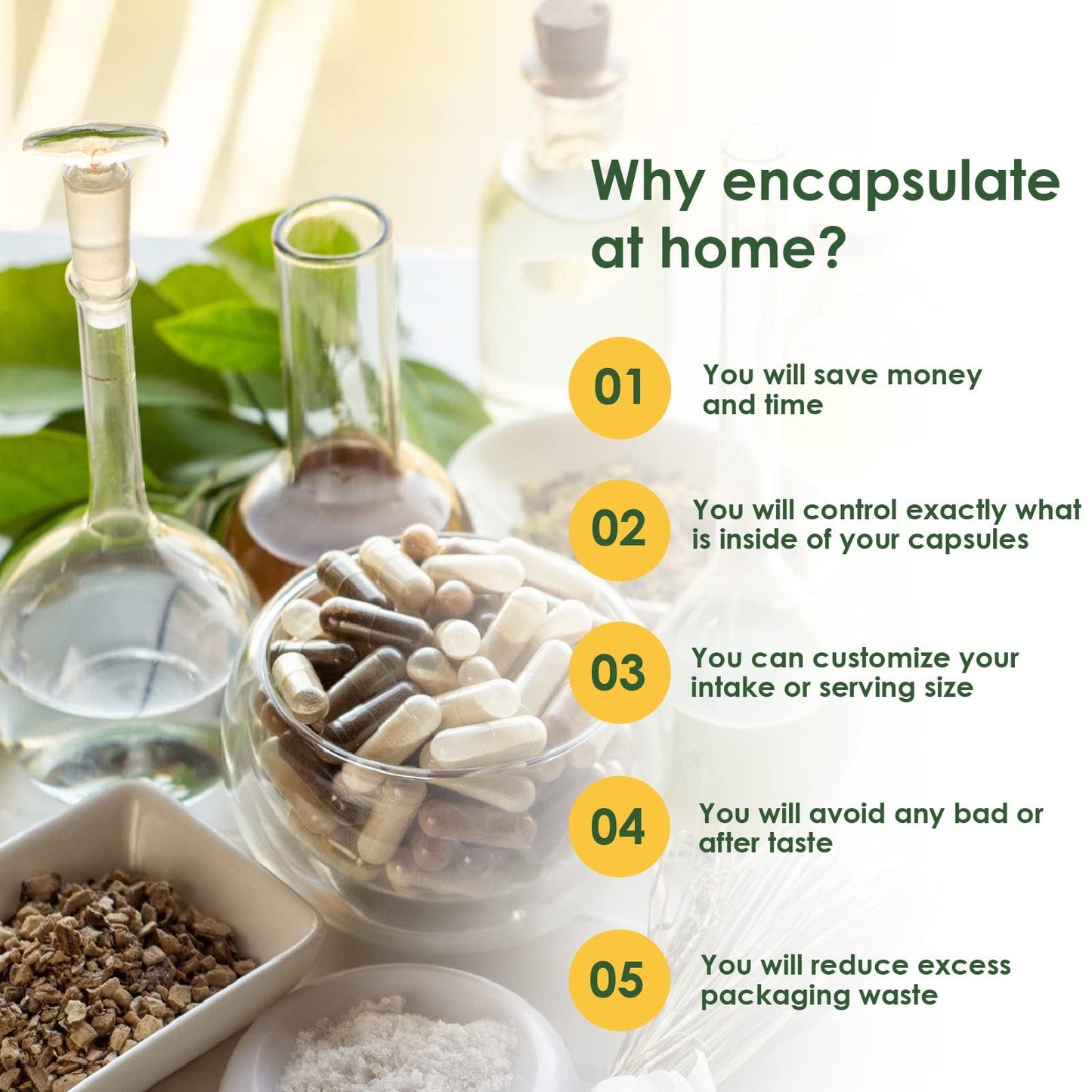 Capsuline Separated Size 0 Clear Vegetarian Empty Capsules, 10000 Count