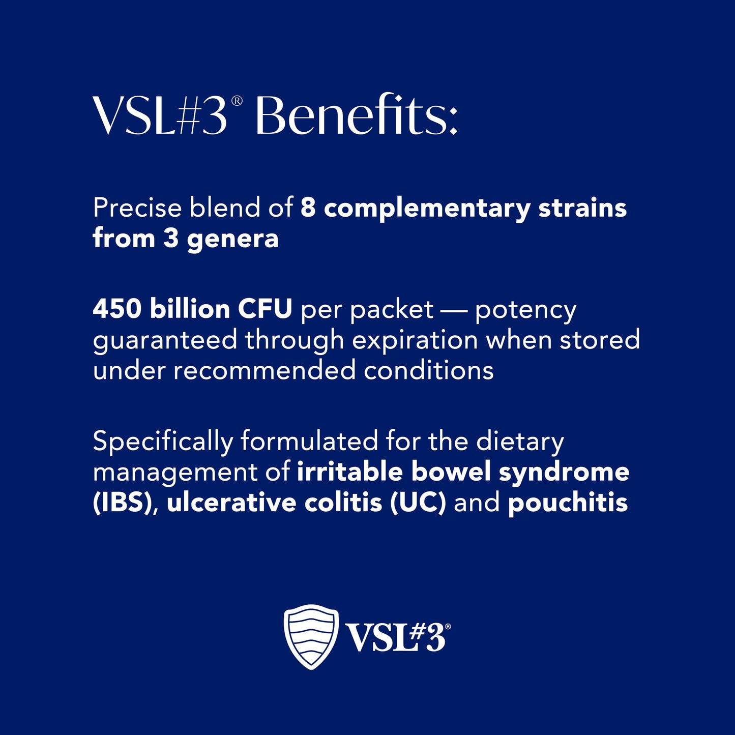 VSL #3 High-Potency Probiotic Medical Food Dietary Management of IBS & UC Powder, 60 Count