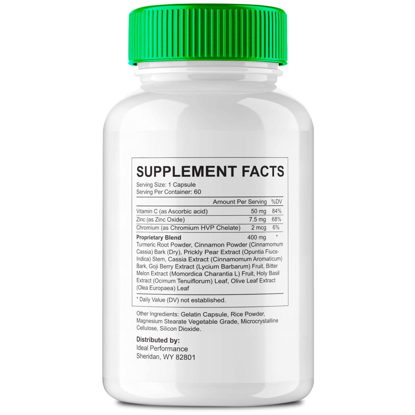 IDEAL PERFORMANCE GlycoMax Advanced Blood Formula Capsules, 300 Capsules