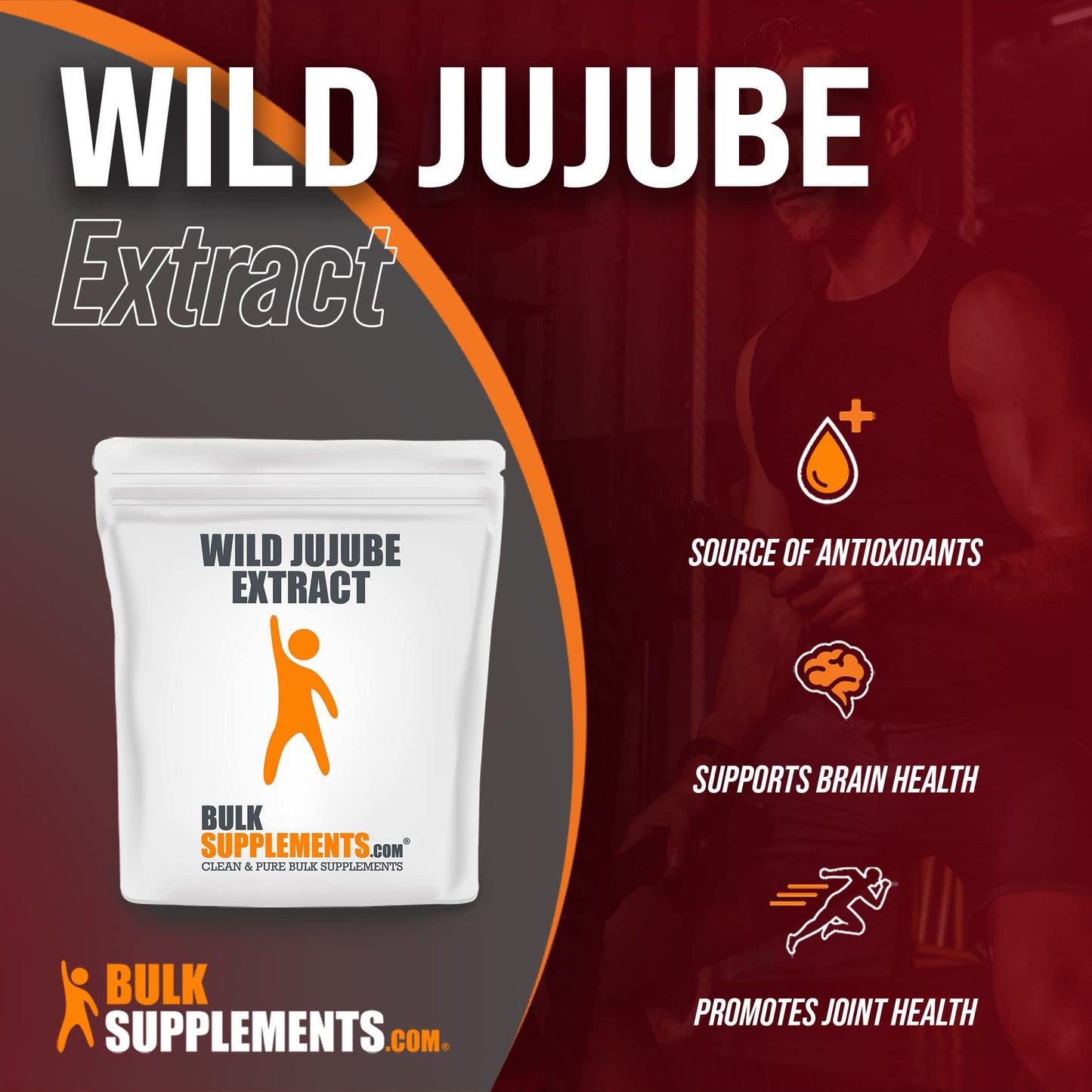 BulkSupplements Wild Jujube Extract Powder, 35.27 Ounce (Pack of 5)
