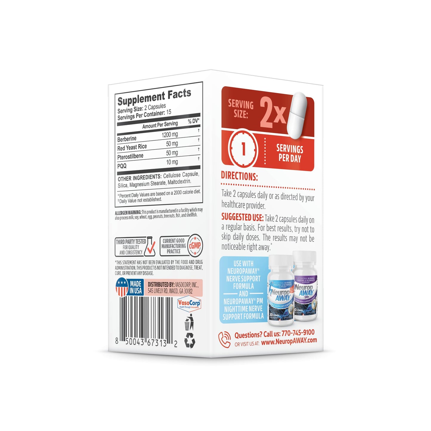 NeuropAWAY Cardiovascular Support Capsule 30 Count