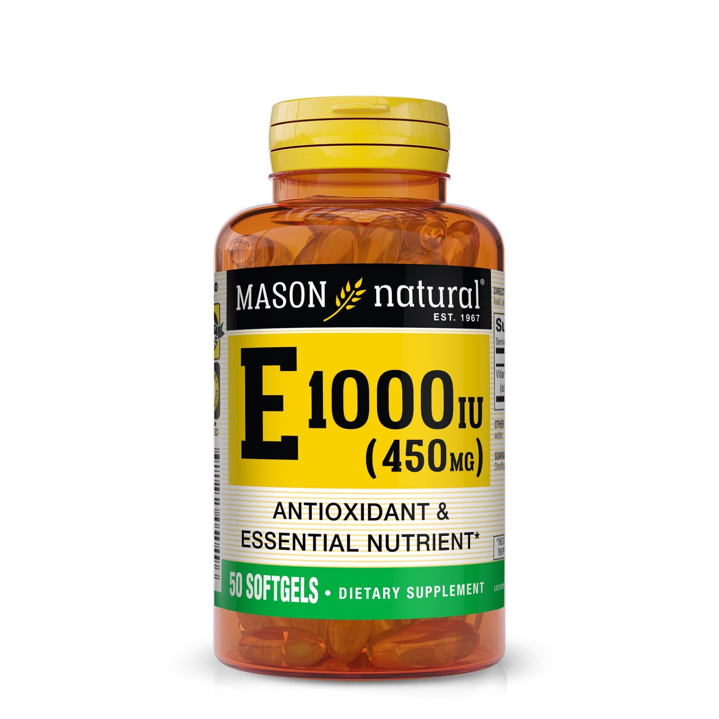 Mason Natural Vitamin E Softgels 50 Count
