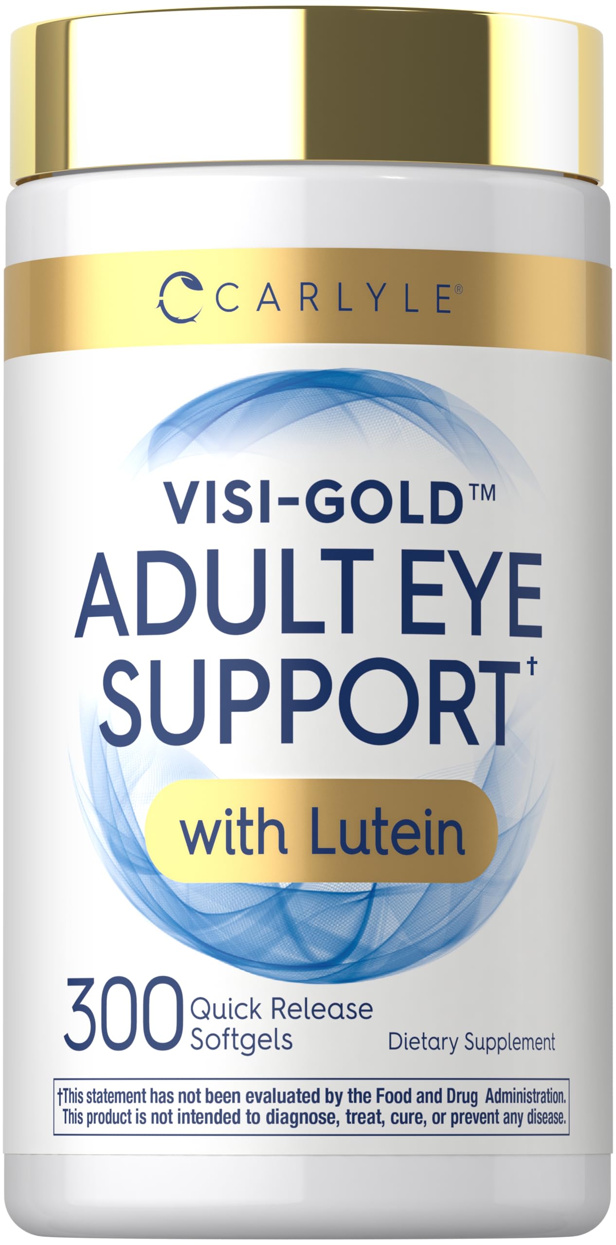 Carlyle Adult Eye Support with Lutein and Zeaxanthin Softgels 300