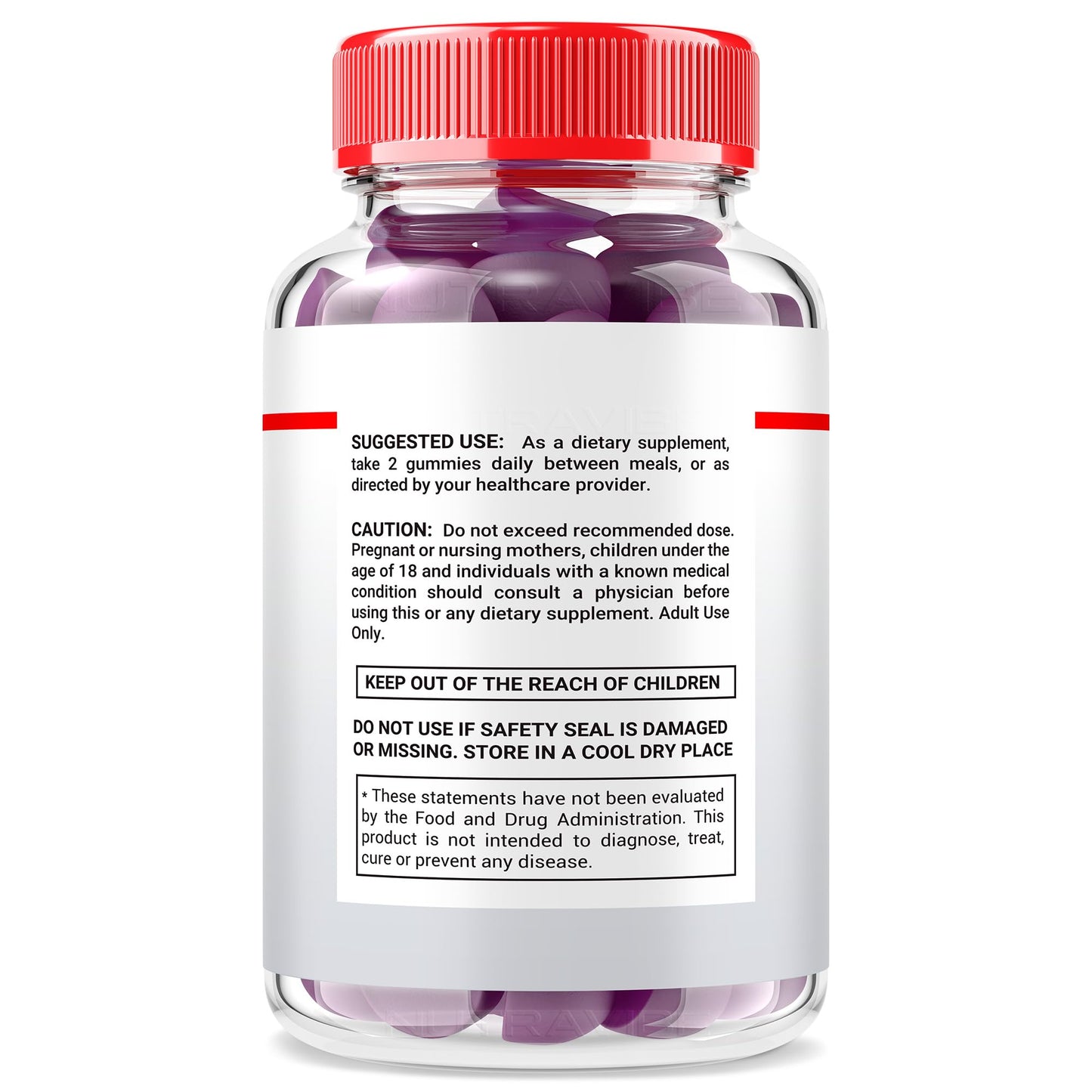 NutraVibe Bio XL Max Gummies 180 Gummies