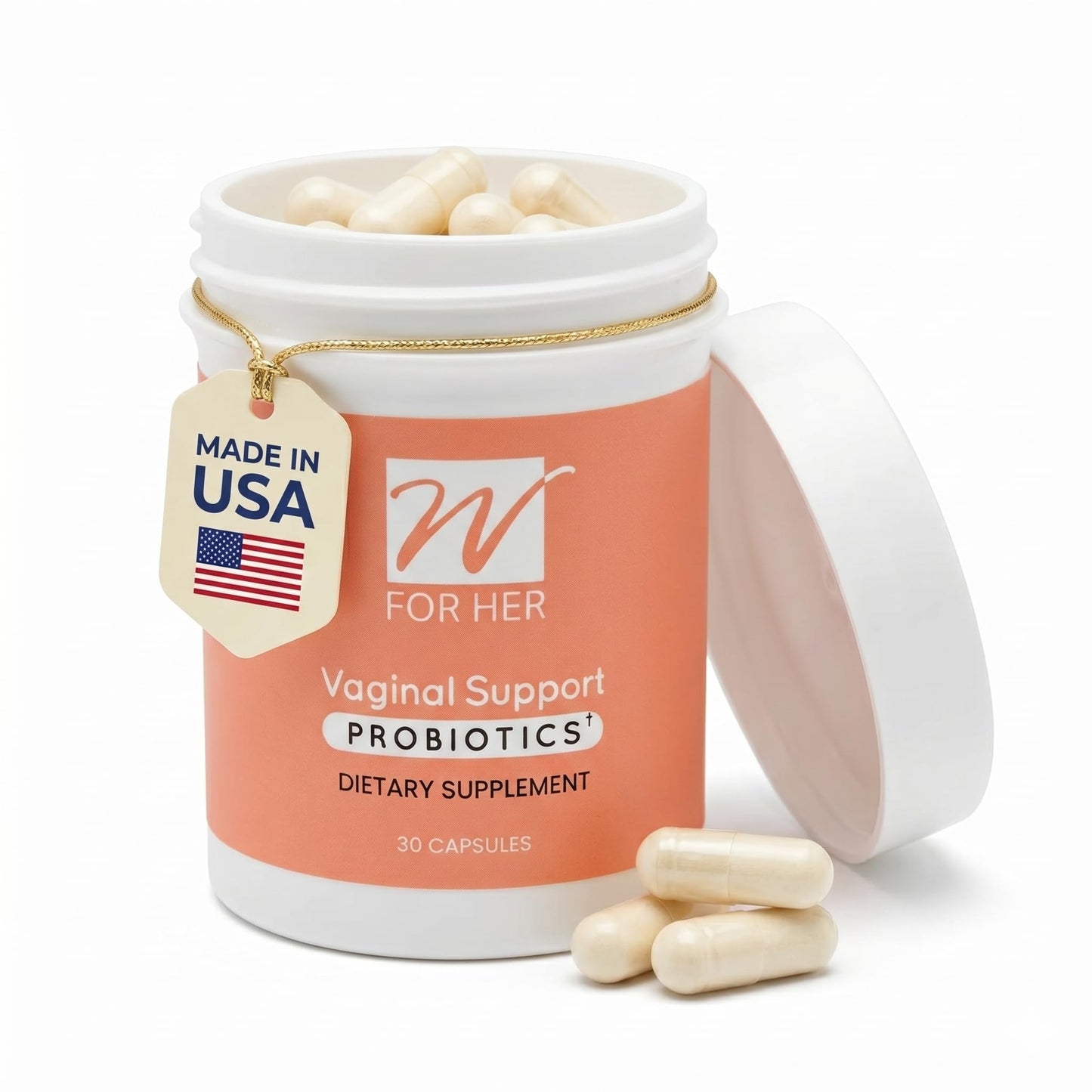 W For Her Vaginal Probiotics for Women Capsules 30