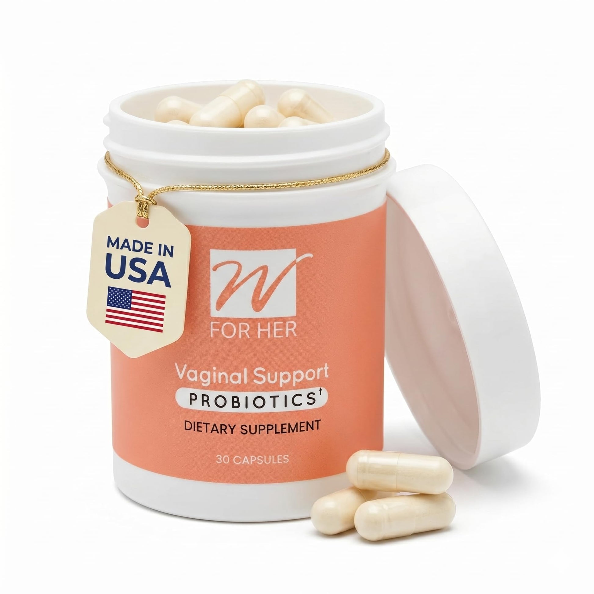 W For Her Vaginal Probiotics for Women Capsules 30