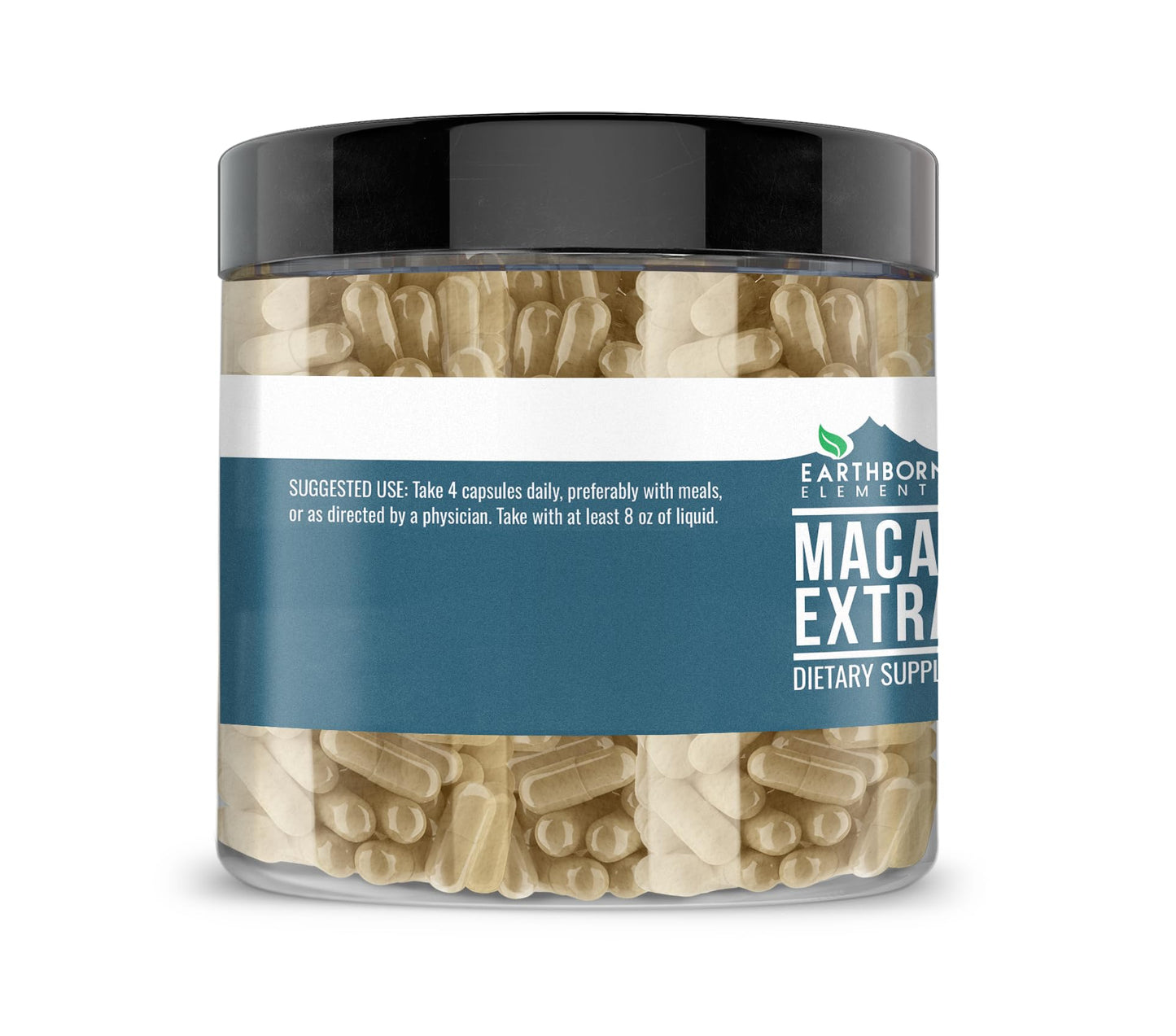 Earthborn Elements Maca Root Extract Capsules, 200 Count