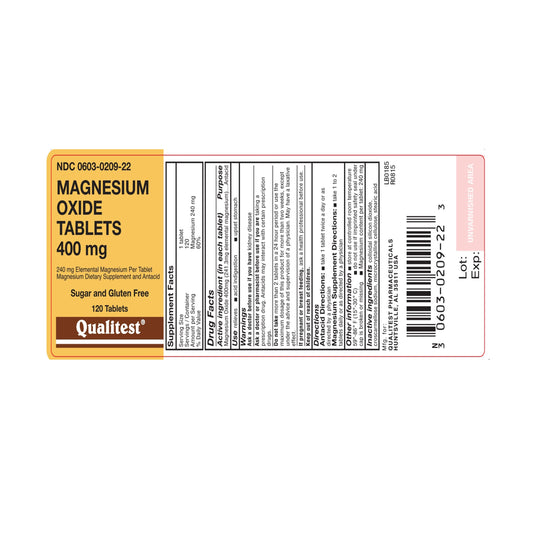 Duuous Magnesium Oxide Tablets, 420 mg, 100 Count
