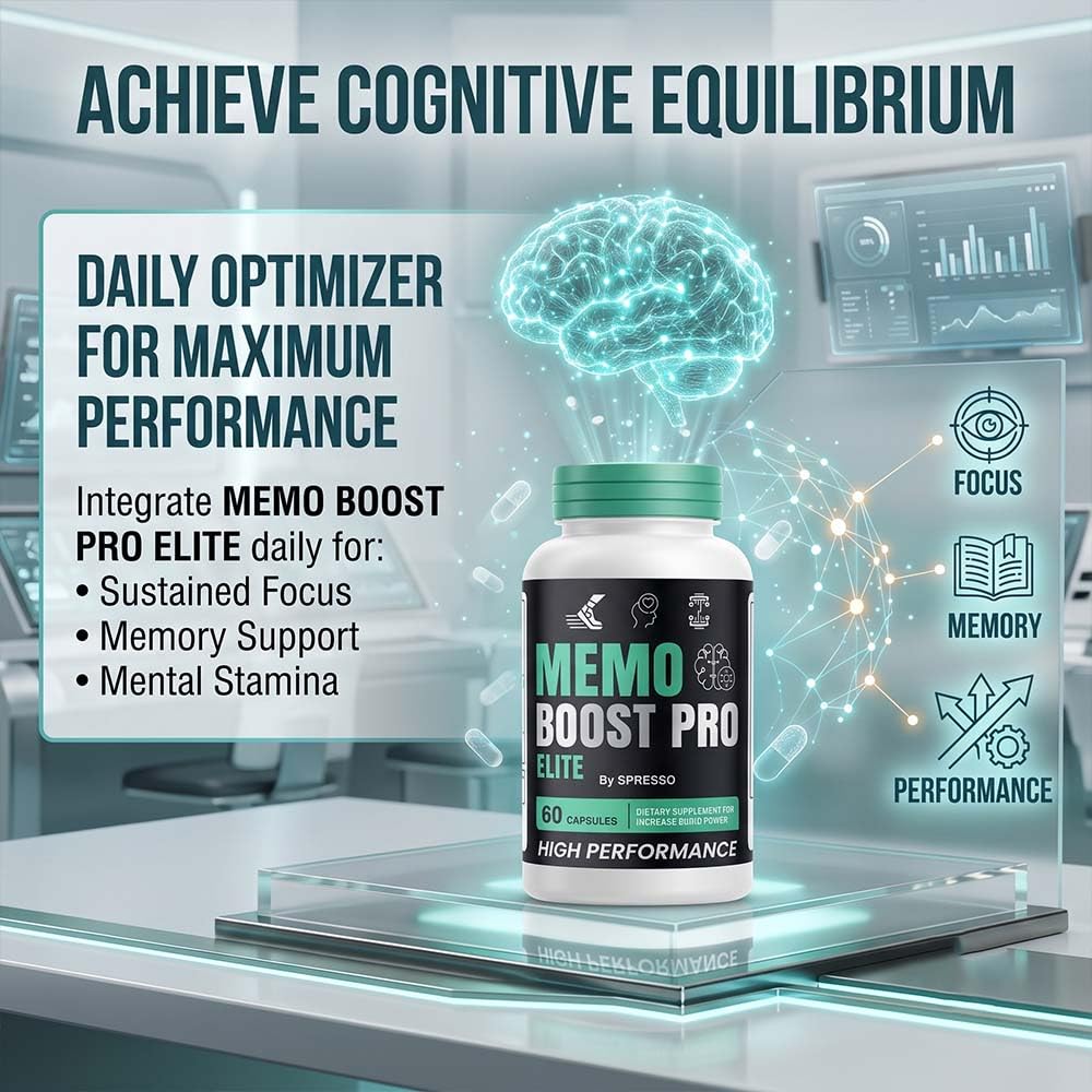 SPRESSO Memo Boost Pro Supplement Capsule 120 Capsules