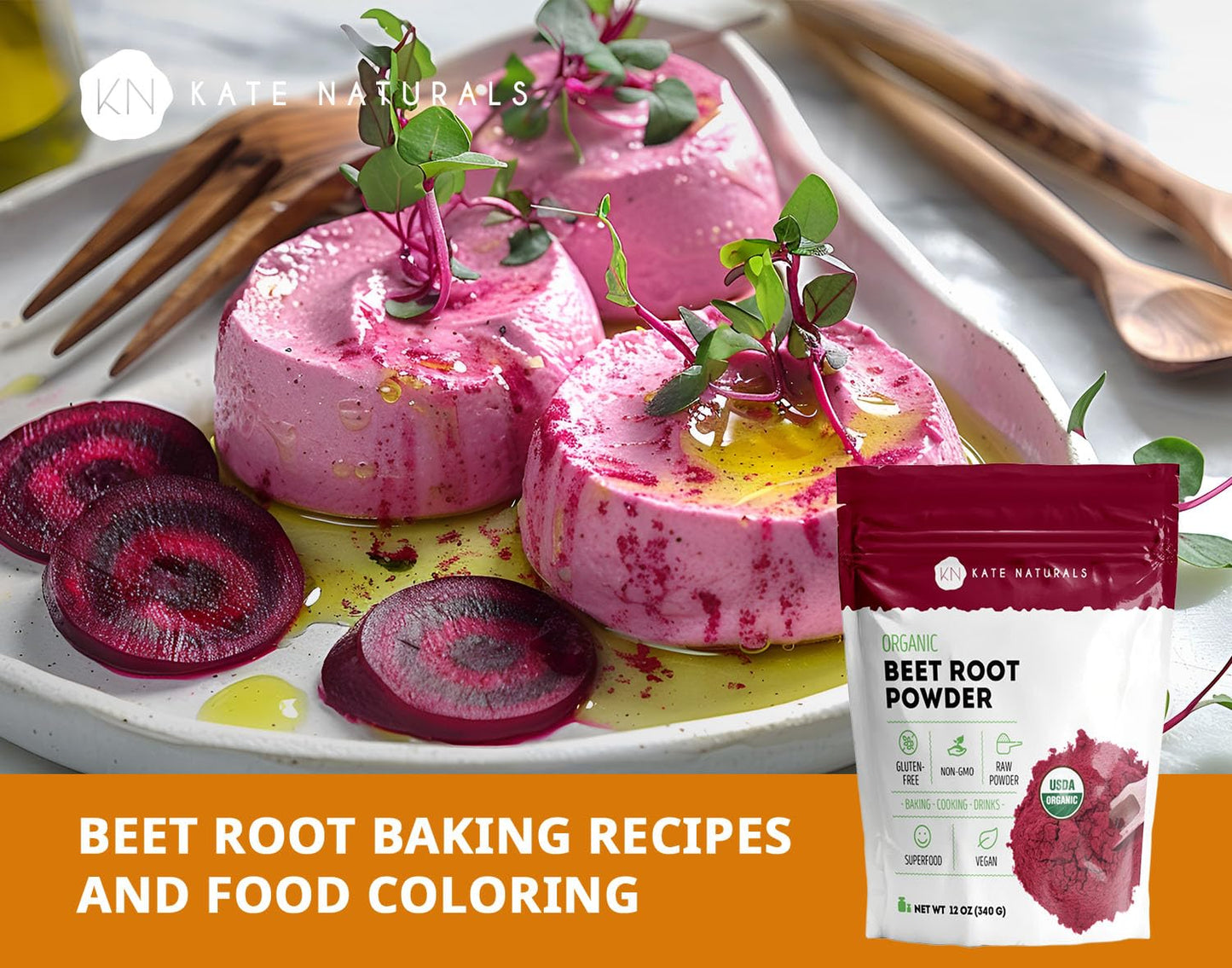 Kate Naturals Beet Root Powder 12 oz