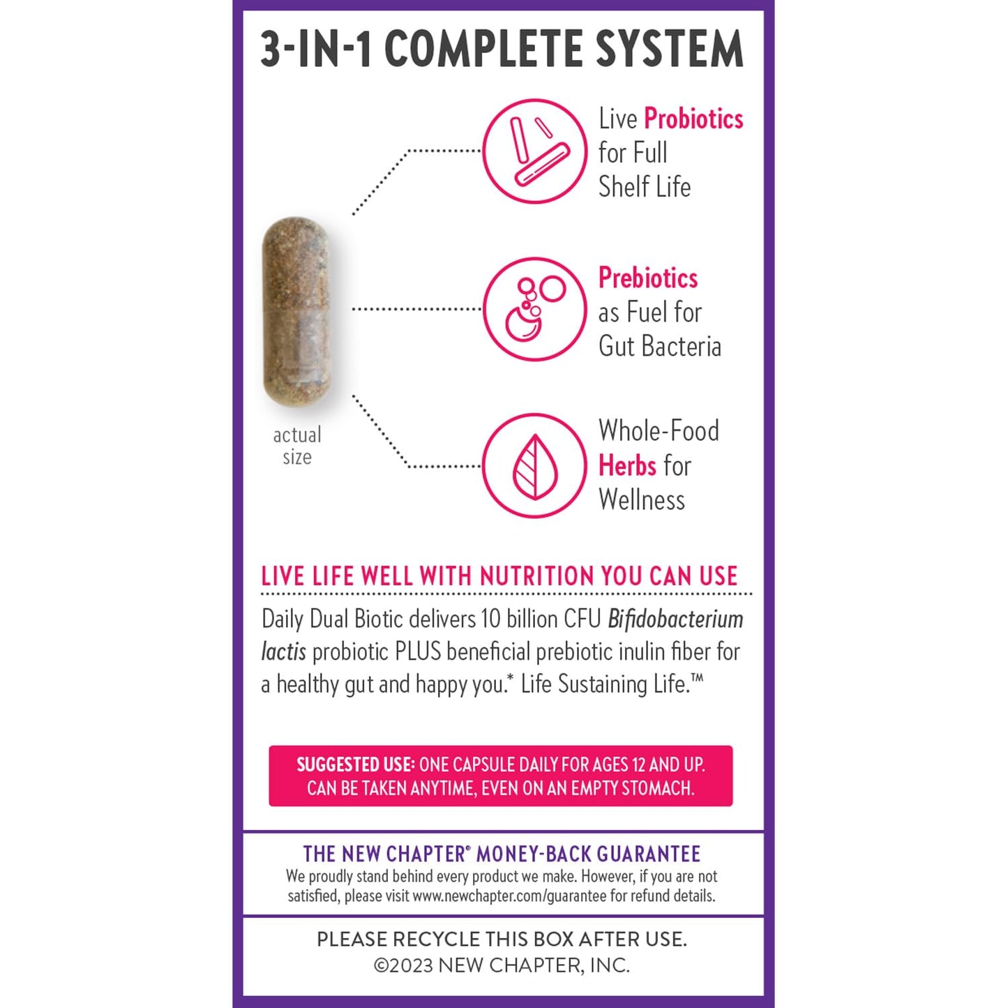 New Chapter Weight Management Probiotic Capsule, 30 Count