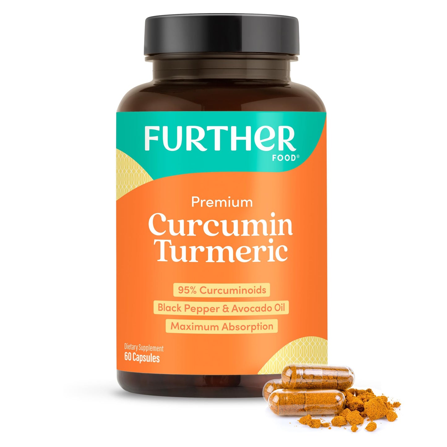 Further Food Curcumin Turmeric Capsules 60 Count