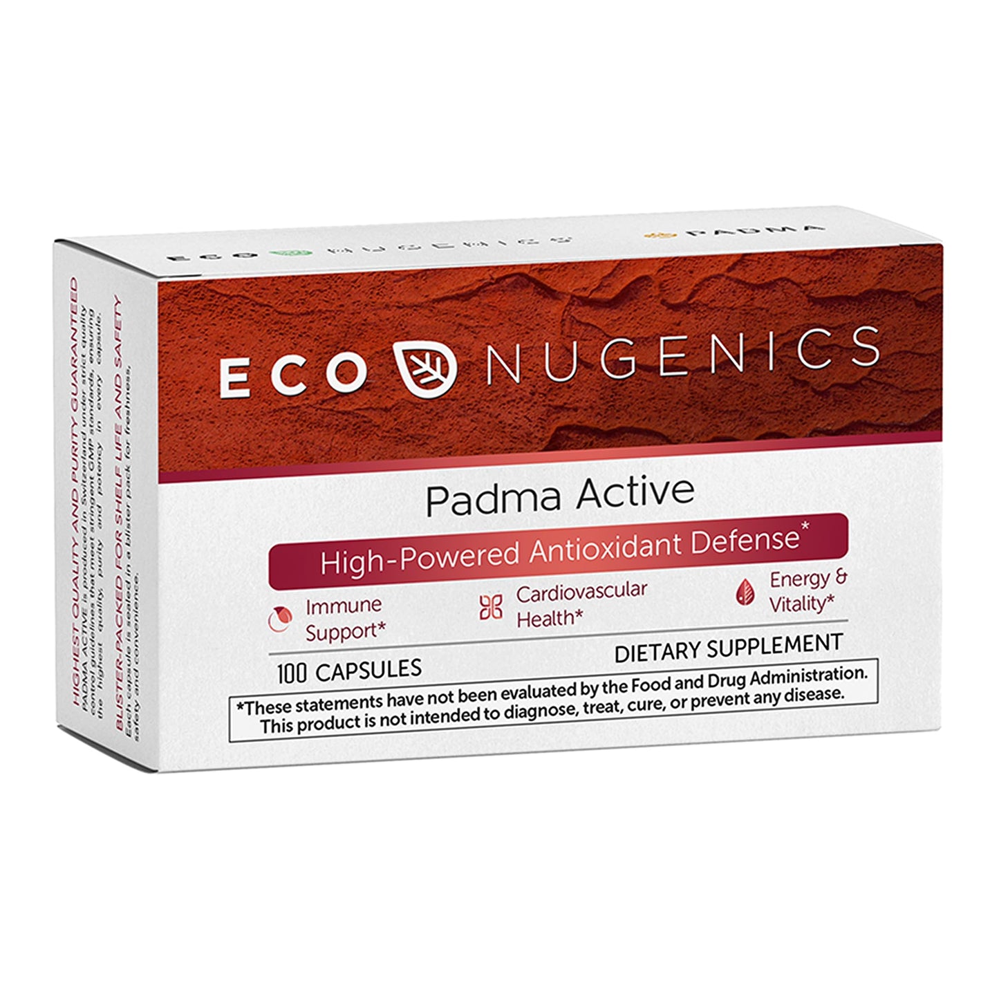 EcoNugenics Padma Active for Women & Men Capsule 100 Count