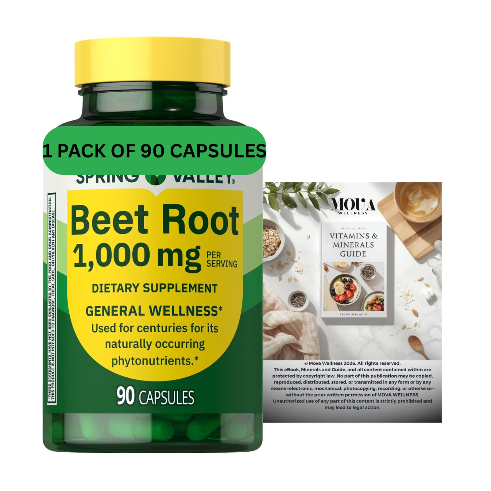 Generic Beet Root Dietary Supplement Capsule 90 Count