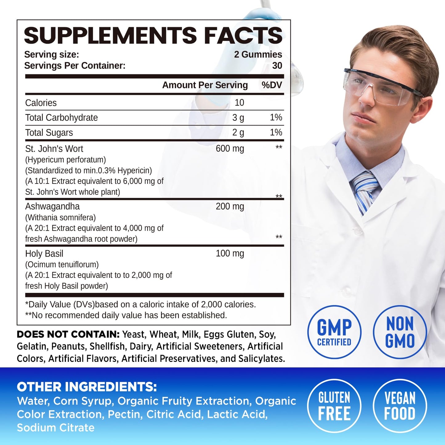 duwhot St John's Wort Gummies 120 ct