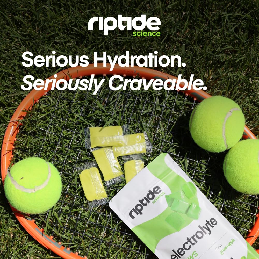 Riptide Electrolyte Chews Green Apple, 24 Chews