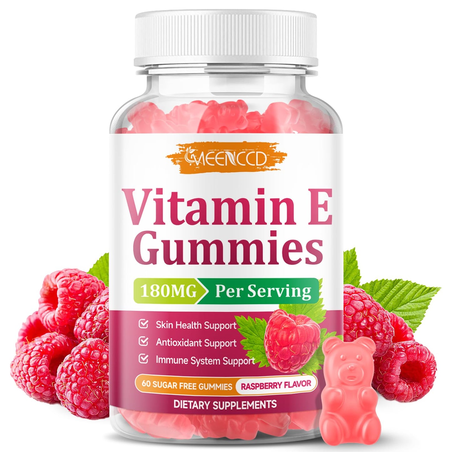 MEENCCD Vitamin E Gummies 60 Count