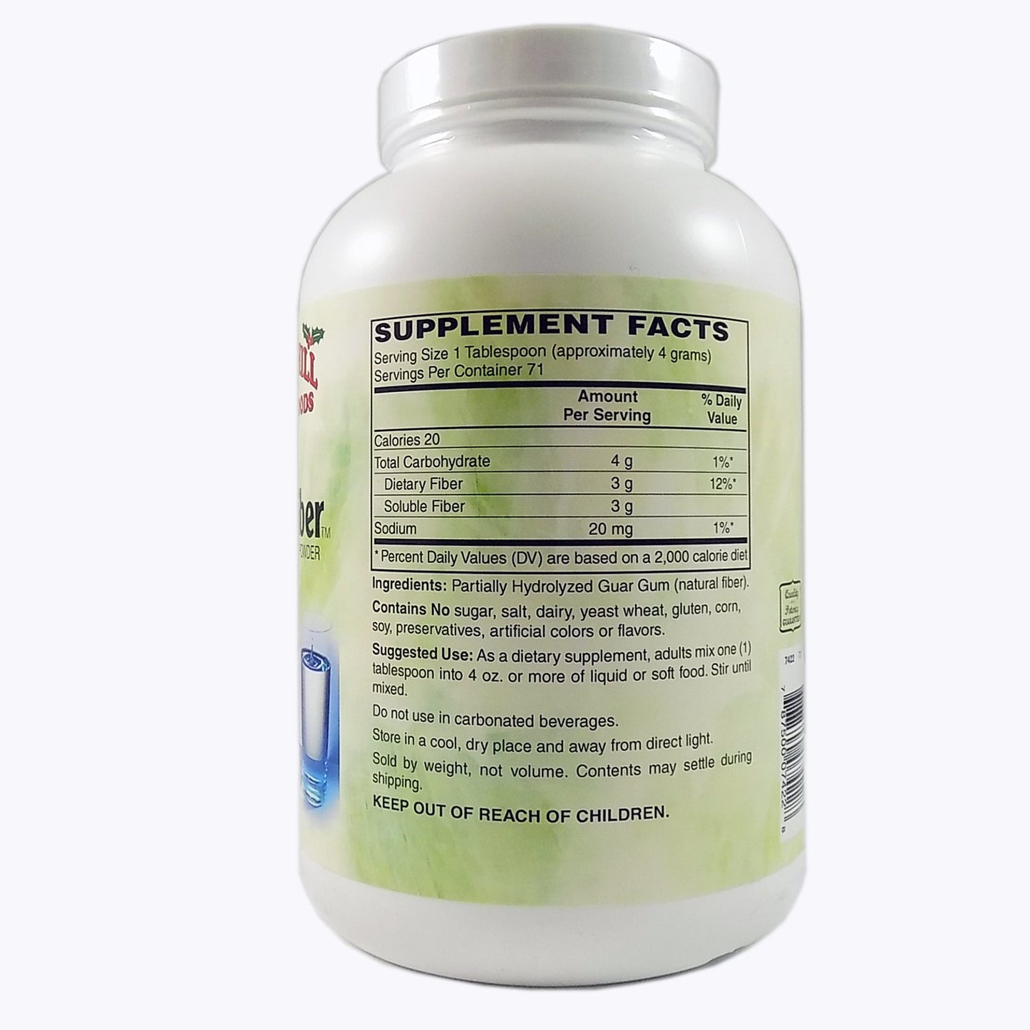 Holly Hill Health Foods Clear Fiber Powder, 10 Ounce