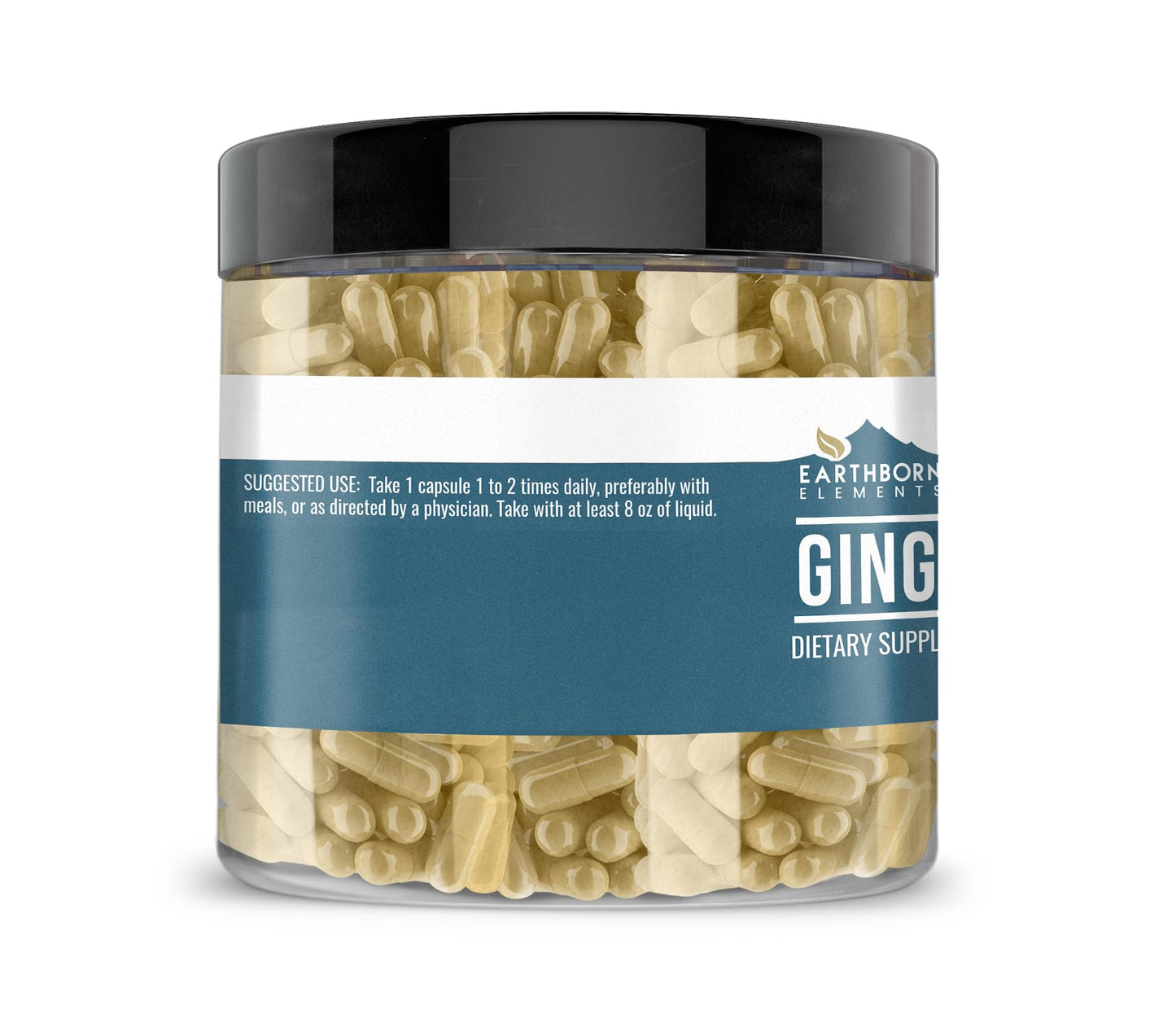 Earthborn Elements Ginger Root Capsules, 200 Count
