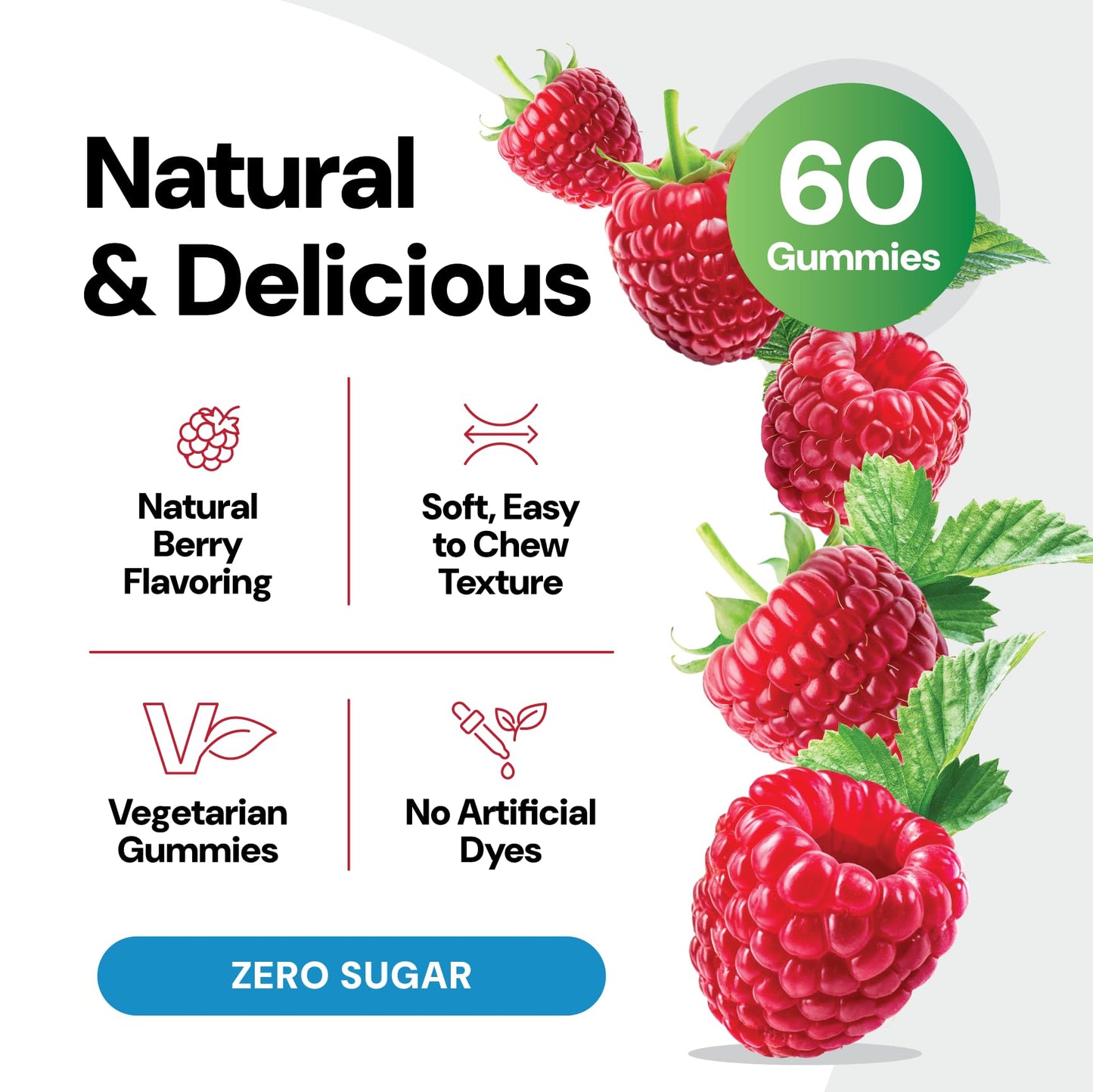 YUM-V'S Biotin Gummy 60 Count